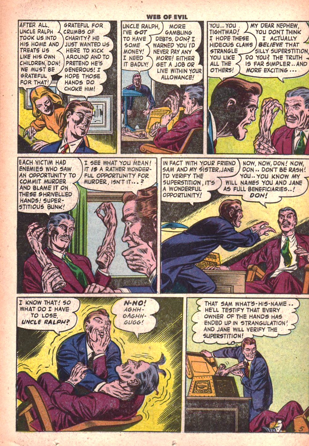 Read online Web of Evil comic -  Issue #7 - 22