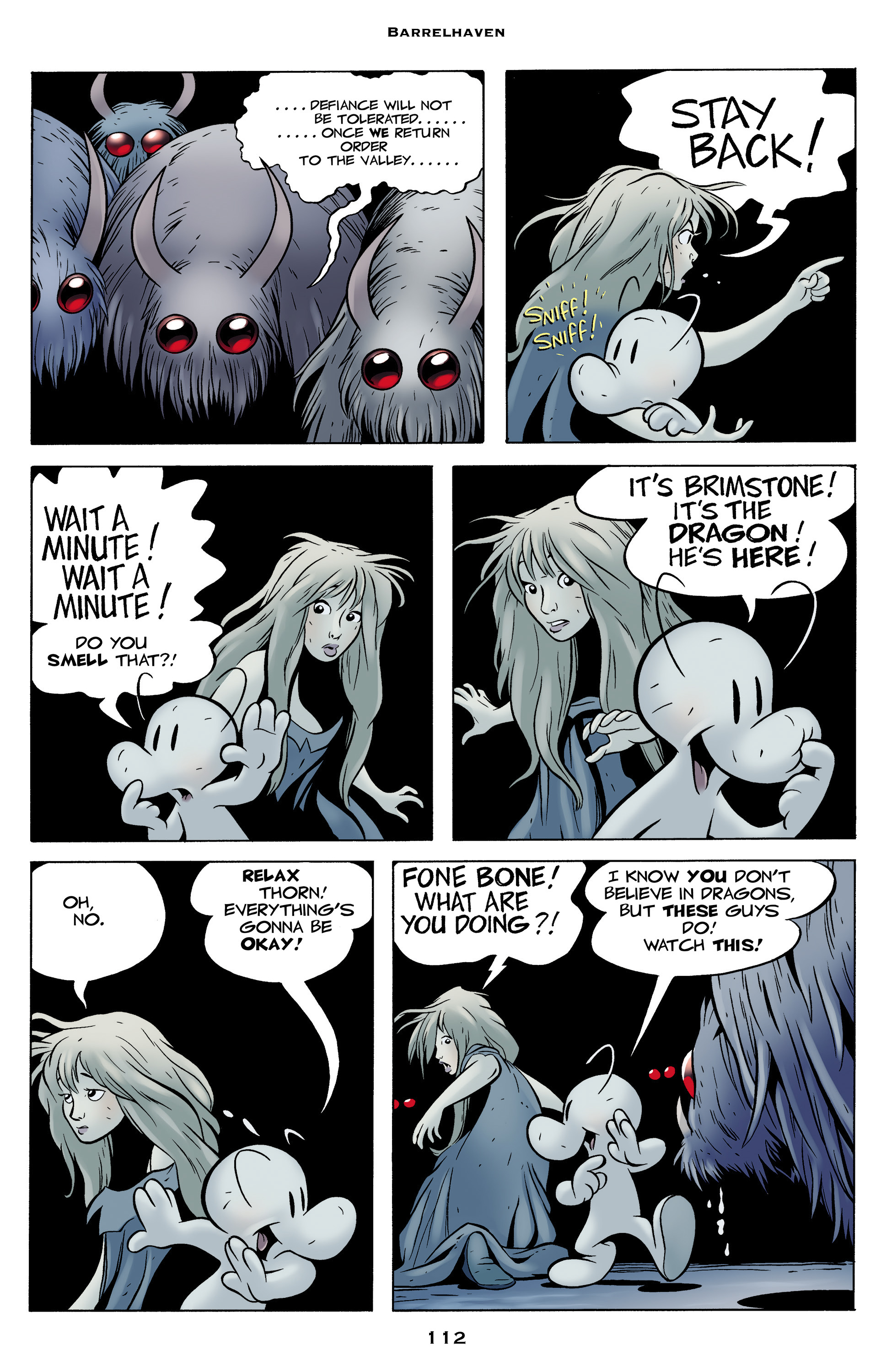 Read online Bone: Out From Boneville comic -  Issue # TPB - 112