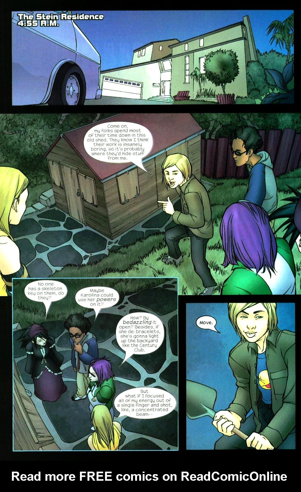 Read online Runaways (2003) comic -  Issue #4 - 10