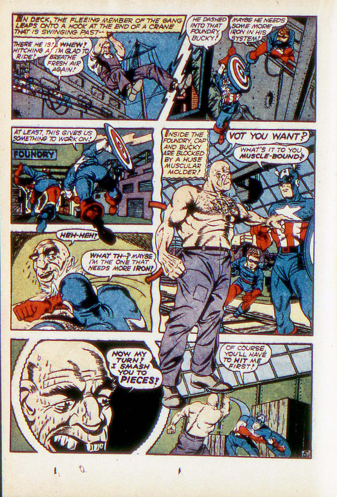 Read online Captain America Comics comic -  Issue #24 - 36