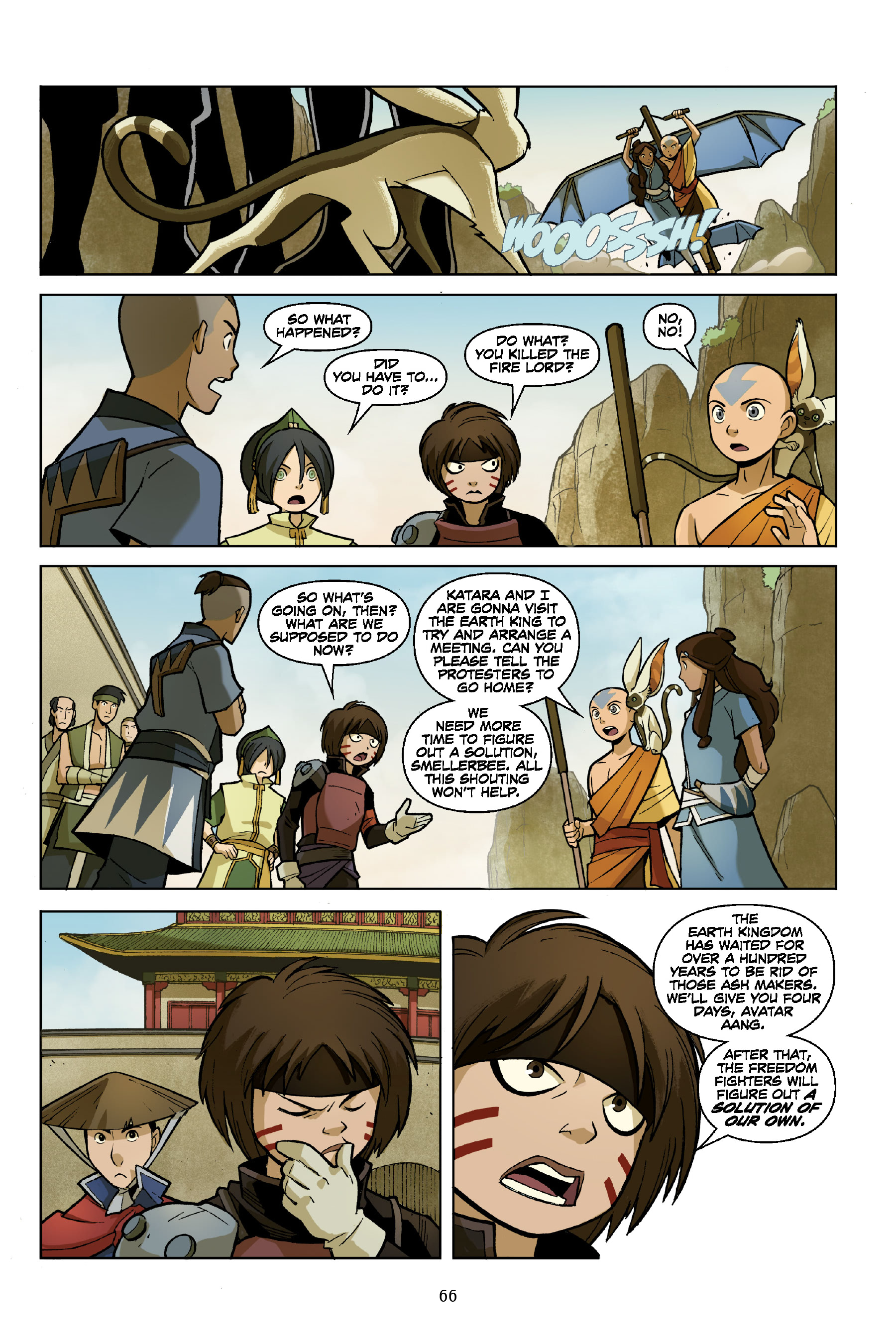 Read online Nickelodeon Avatar: The Last Airbender - The Promise comic -  Issue # _TPB Omnibus (Part 1) - 67