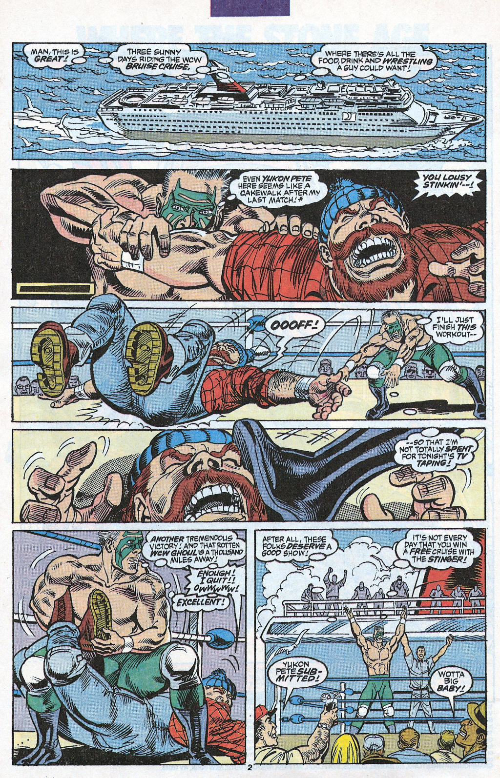Read online WCW World Championship Wrestling comic -  Issue #3 - 4