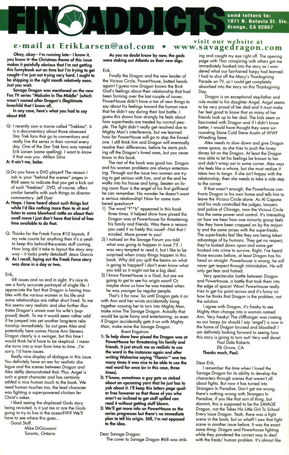 Read online The Savage Dragon (1993) comic -  Issue #70 - 25