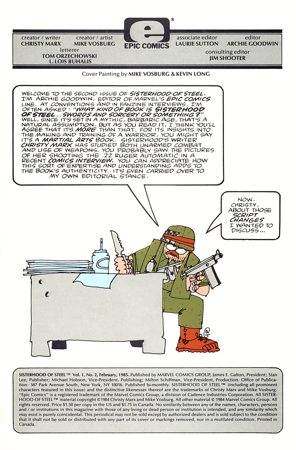 Read online Sisterhood of Steel comic -  Issue #2 - 2