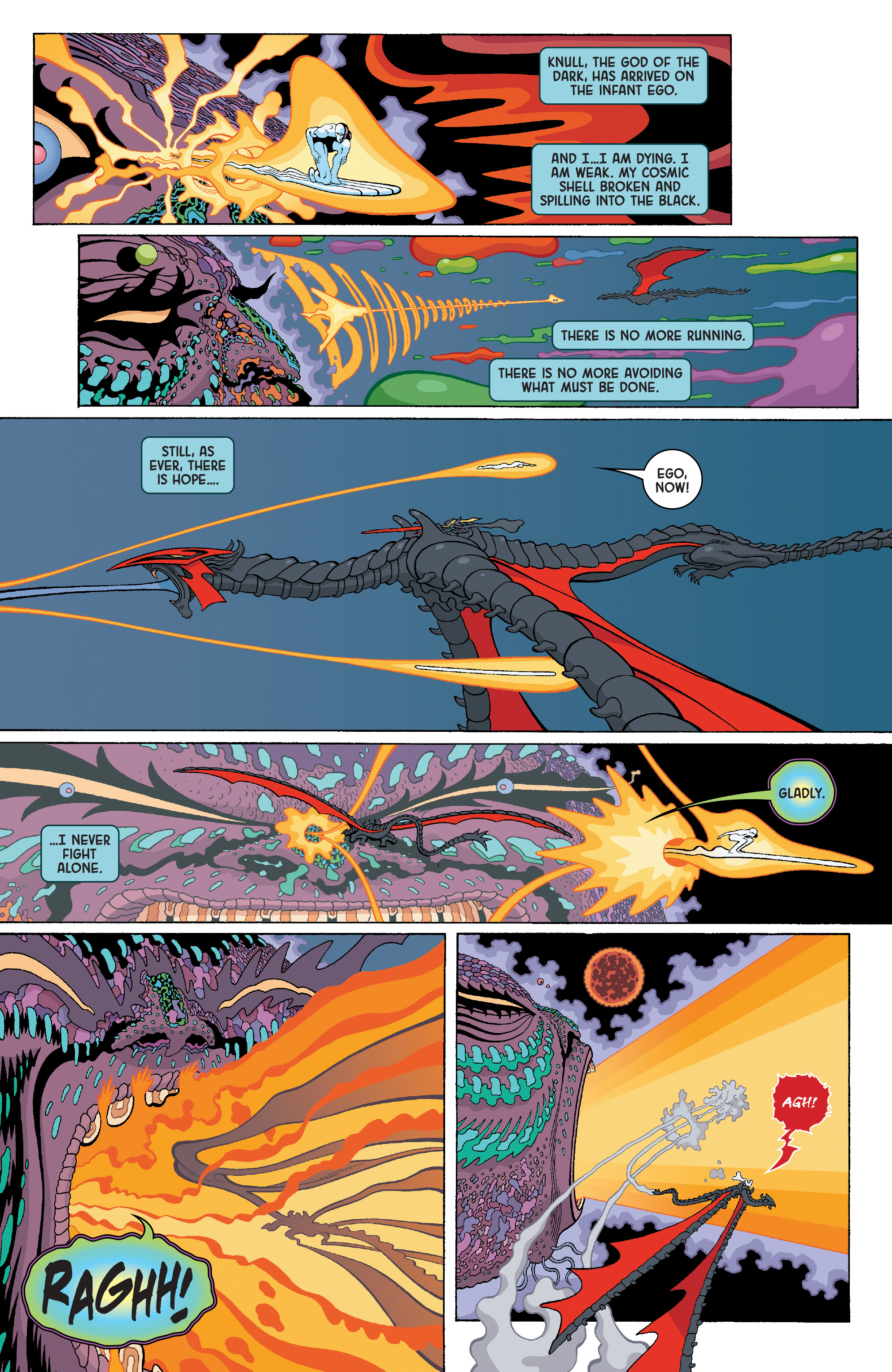 Read online Silver Surfer: Black comic -  Issue #5 - 7