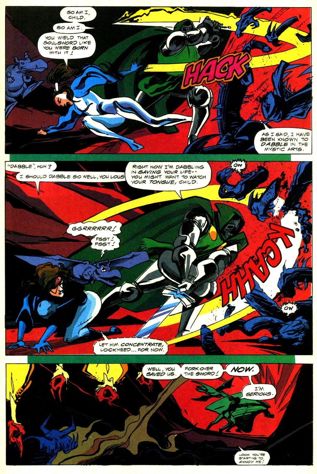Read online Excalibur (1988) comic -  Issue #37 - 12