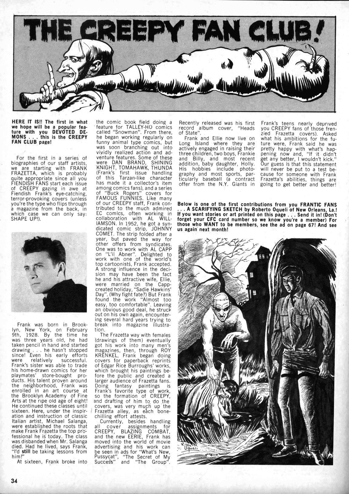 Read online Creepy (1964) comic -  Issue #7 - 34