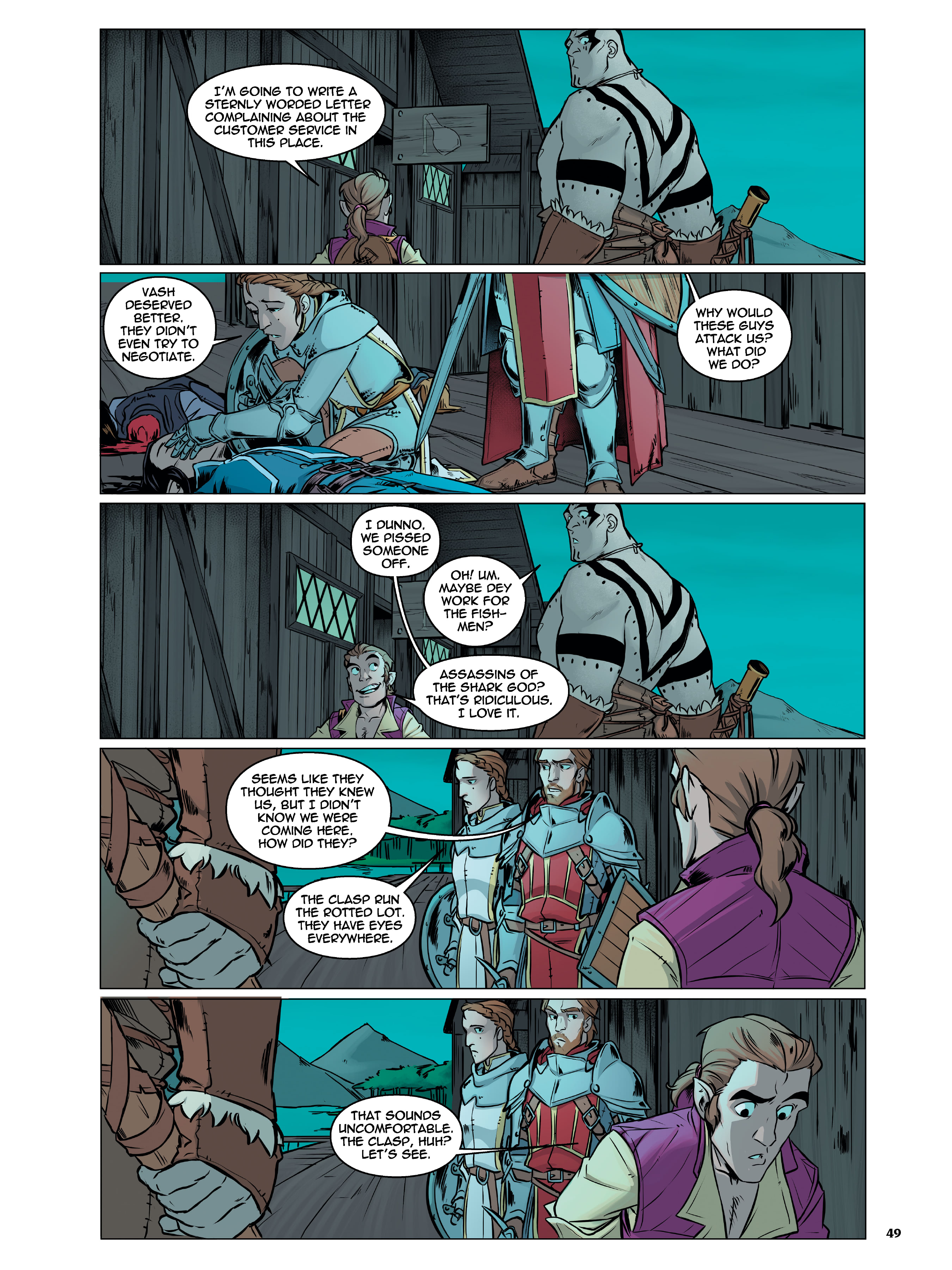 Read online Critical Role Vox Machina Origins comic -  Issue # (2019) _TPB Library Edition (Part 1) - 52