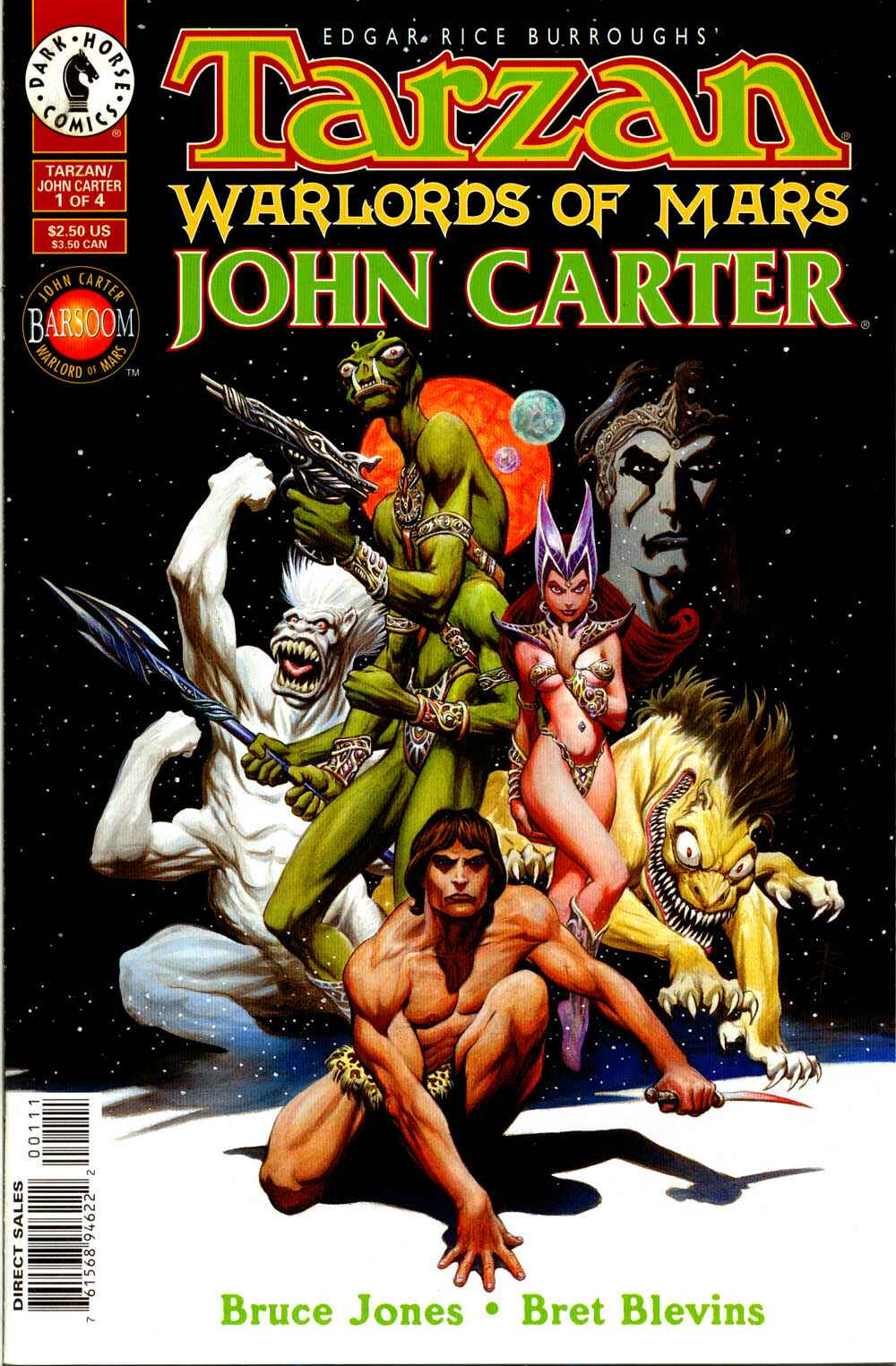 Read online Tarzan/John Carter: Warlords of Mars comic -  Issue #1 - 1