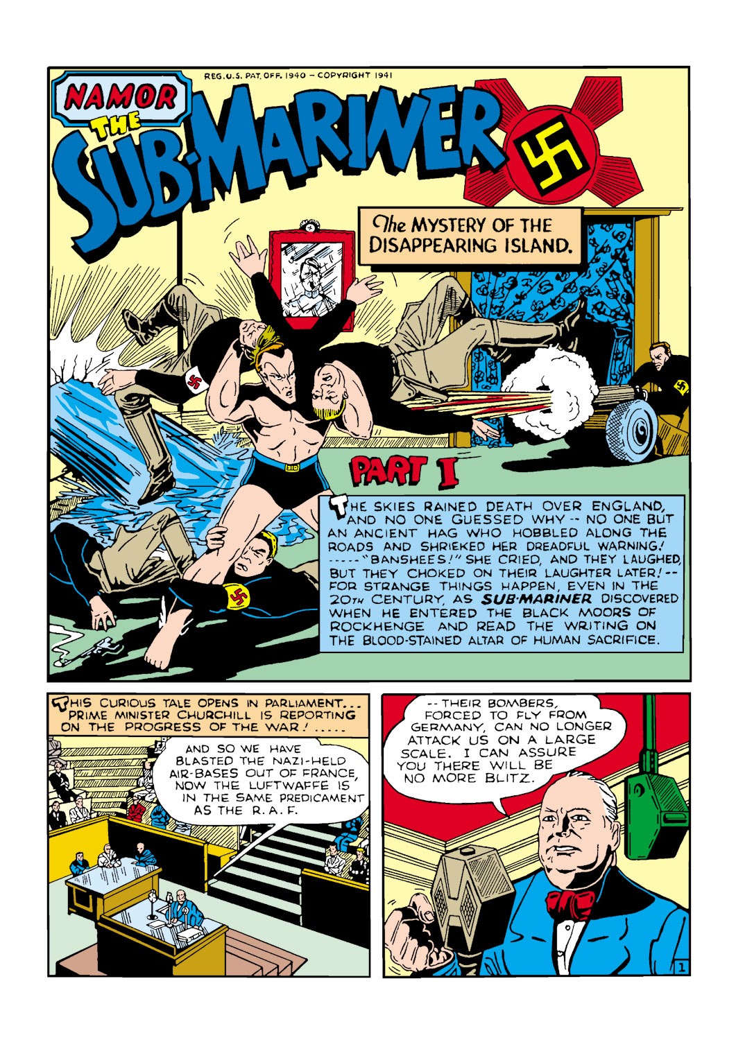 Read online Sub-Mariner Comics comic -  Issue #3 - 4