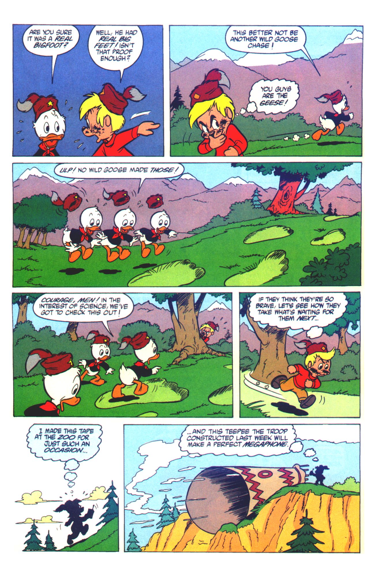 Read online Walt Disney's Junior Woodchucks Limited Series comic -  Issue #3 - 12