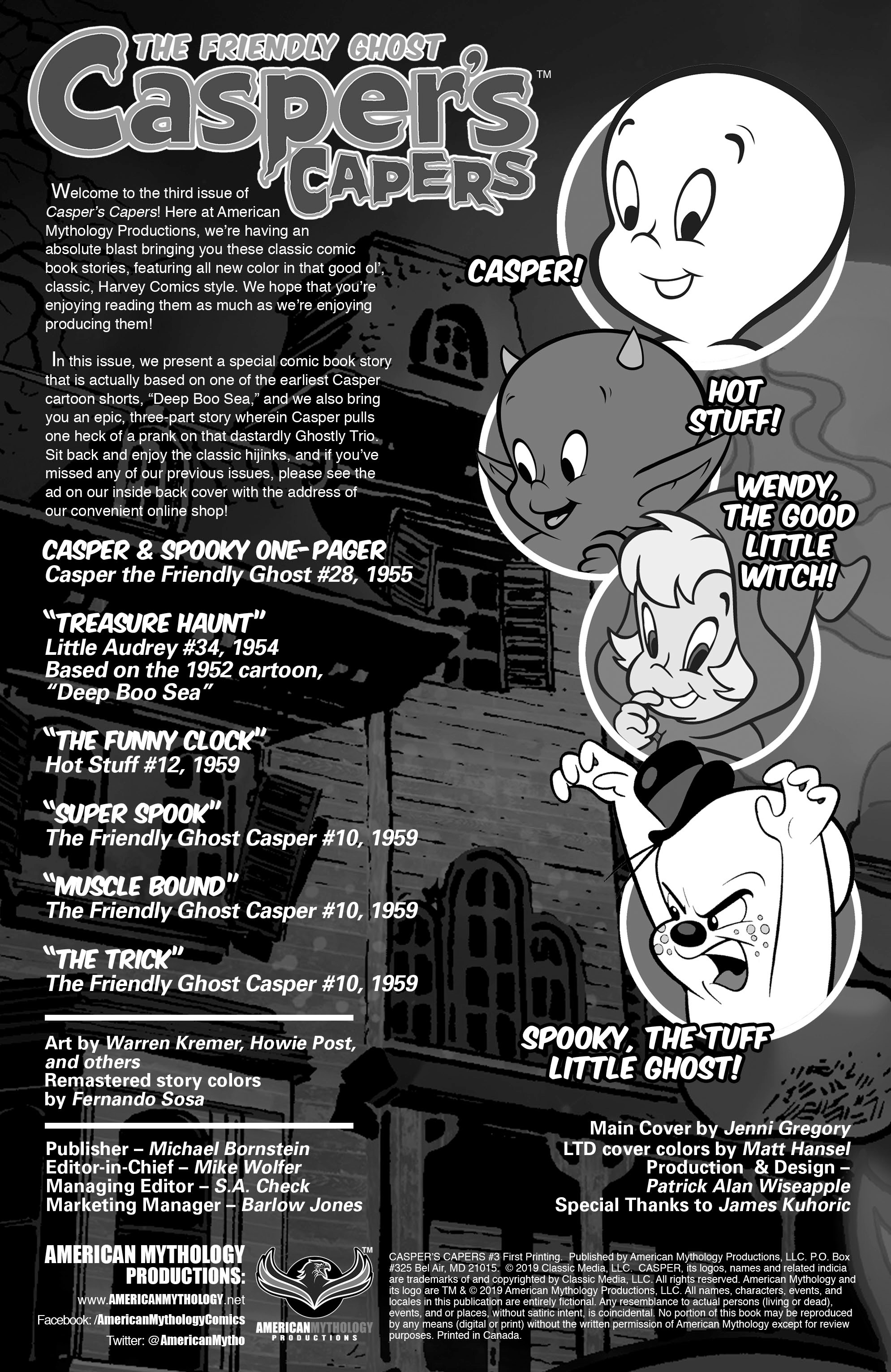 Read online Casper's Capers comic -  Issue #3 - 2
