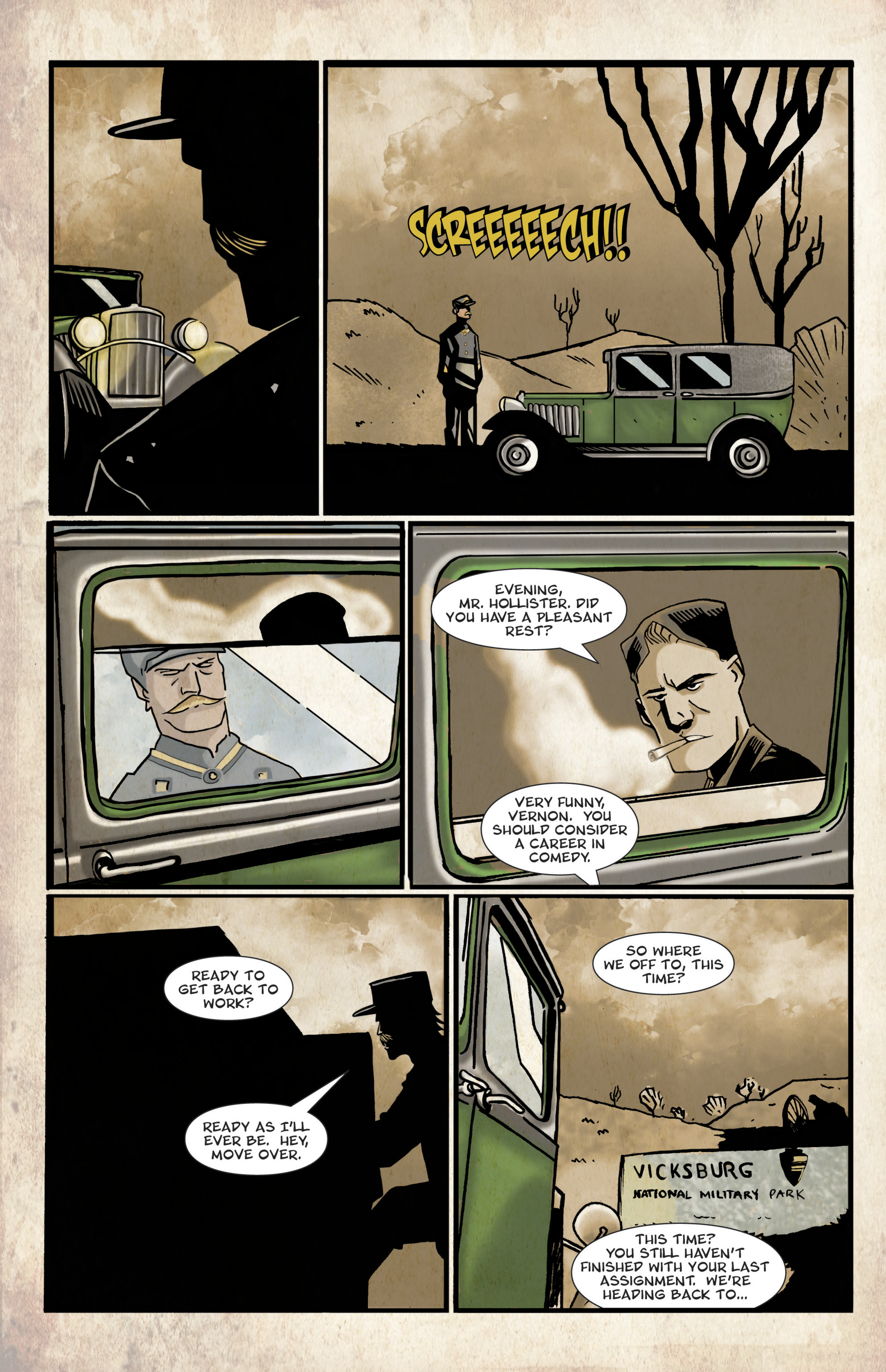 Read online Mobster Graveyard comic -  Issue #1 - 5