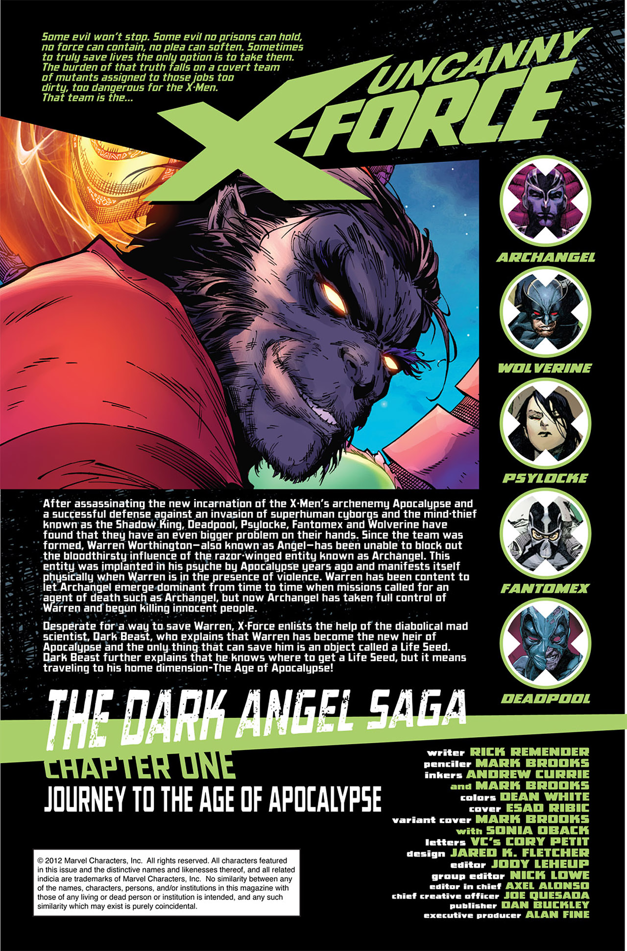 Read online Uncanny X-Force (2010) comic -  Issue #11 - 2