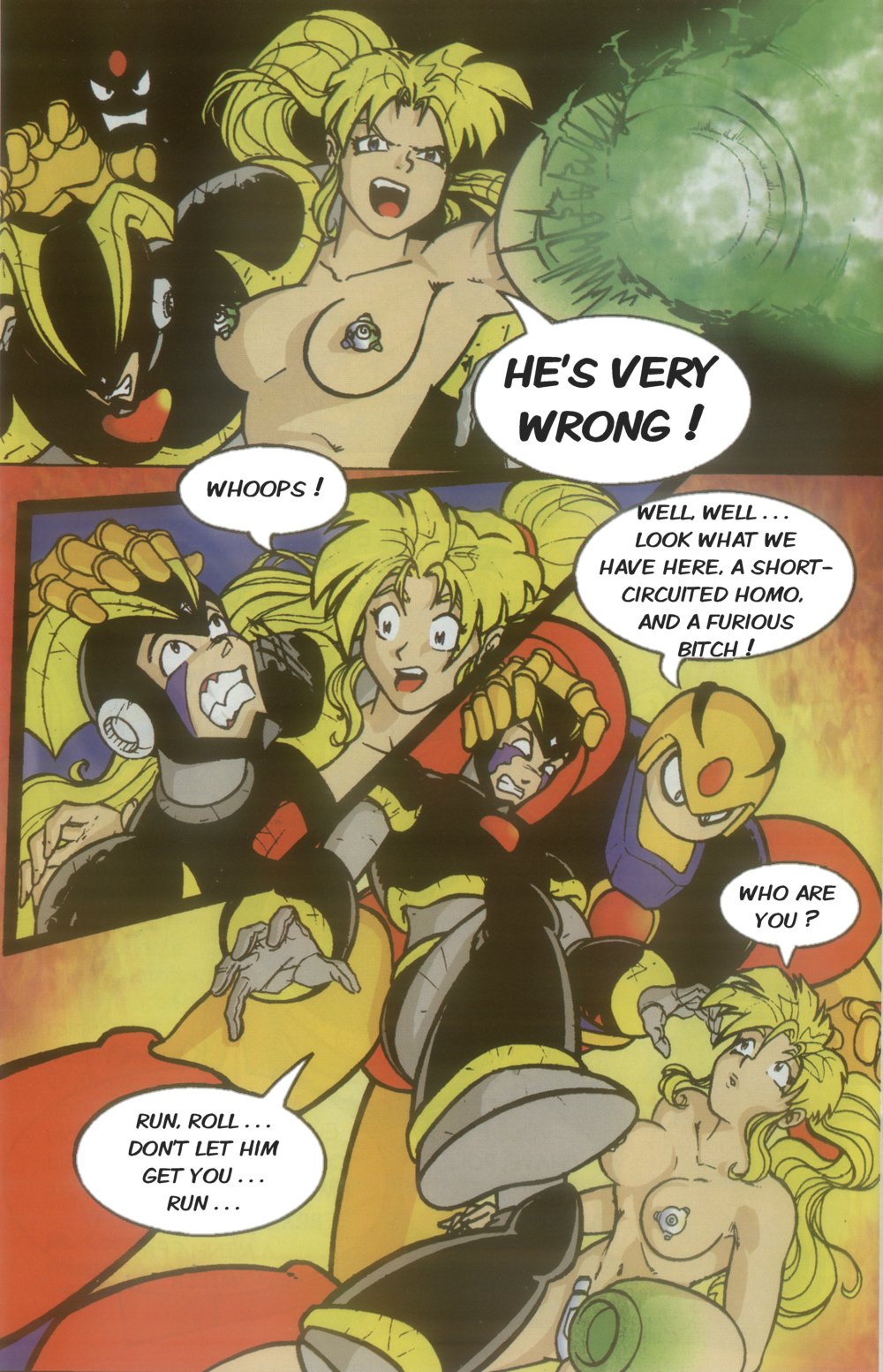 Read online Novas Aventuras de Megaman comic -  Issue #16 - 18