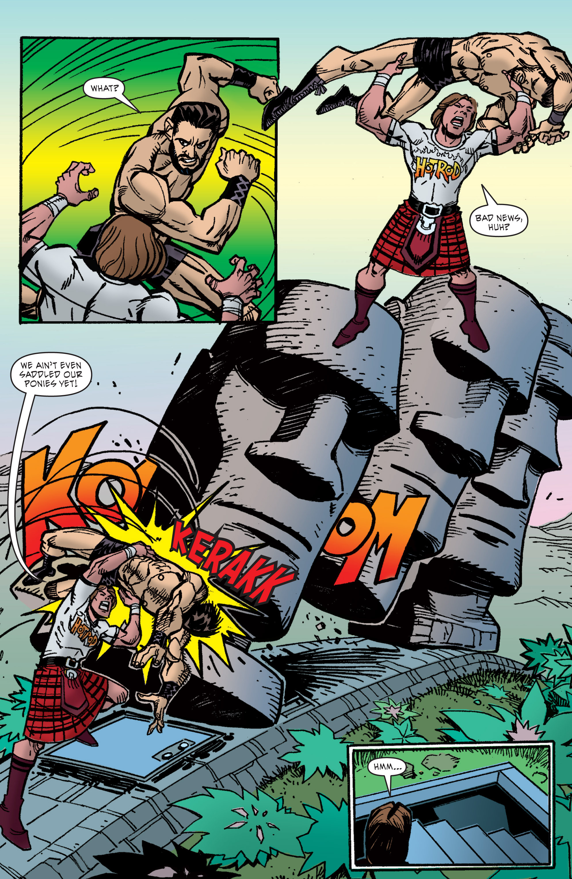 Read online WWE Superstars comic -  Issue #9 - 10
