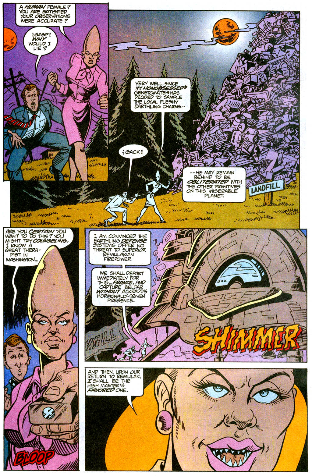 Read online Coneheads comic -  Issue #4 - 5
