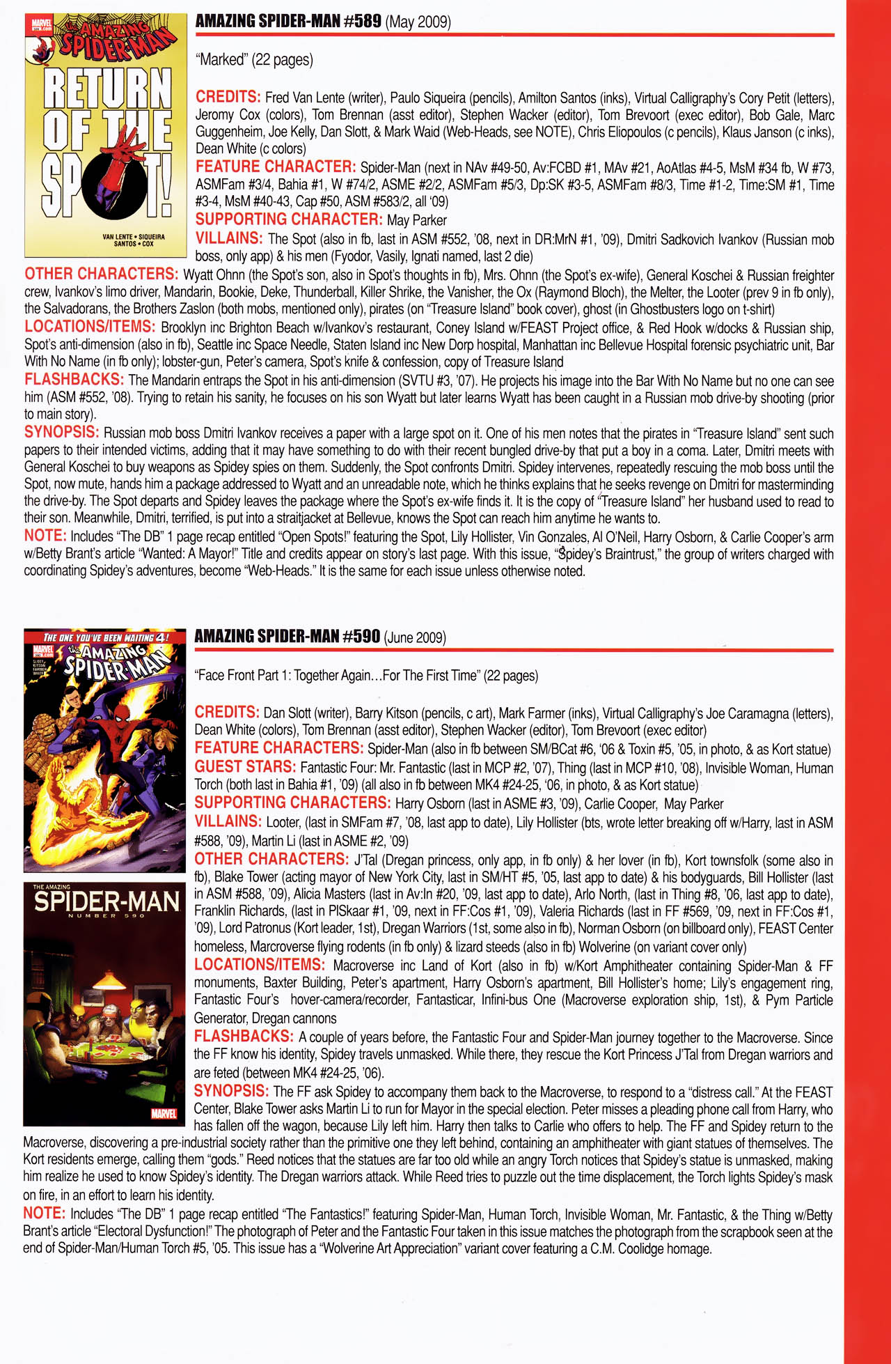 Read online Official Index to the Marvel Universe comic -  Issue #14 - 11