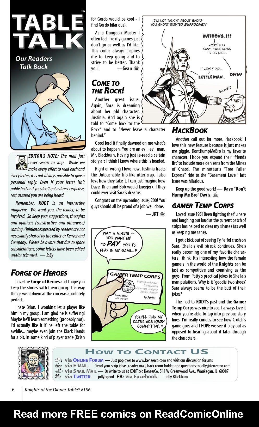 Read online Knights of the Dinner Table comic -  Issue #196 - 8