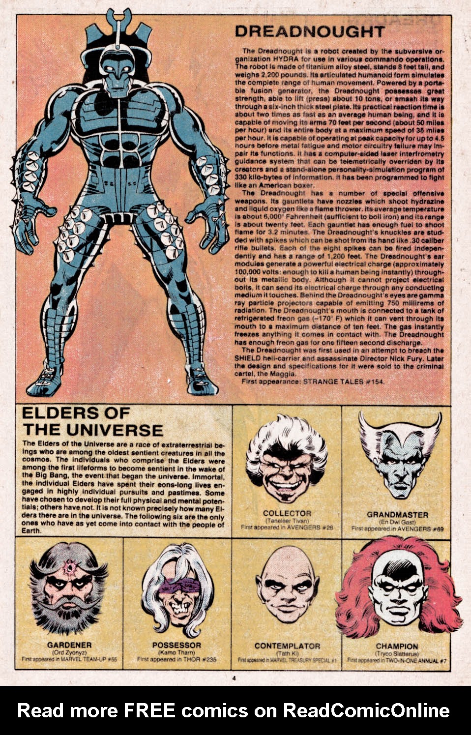 The Official Handbook of the Marvel Universe issue 4 - Page 5