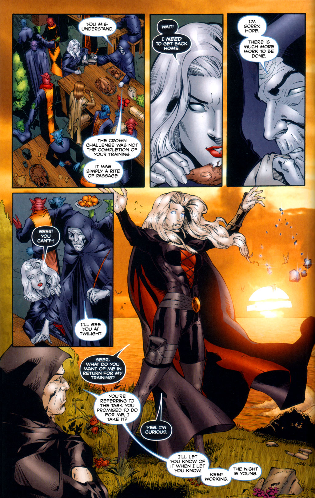 Read online Brian Pulido's Medieval Lady Death comic -  Issue #7 - 10