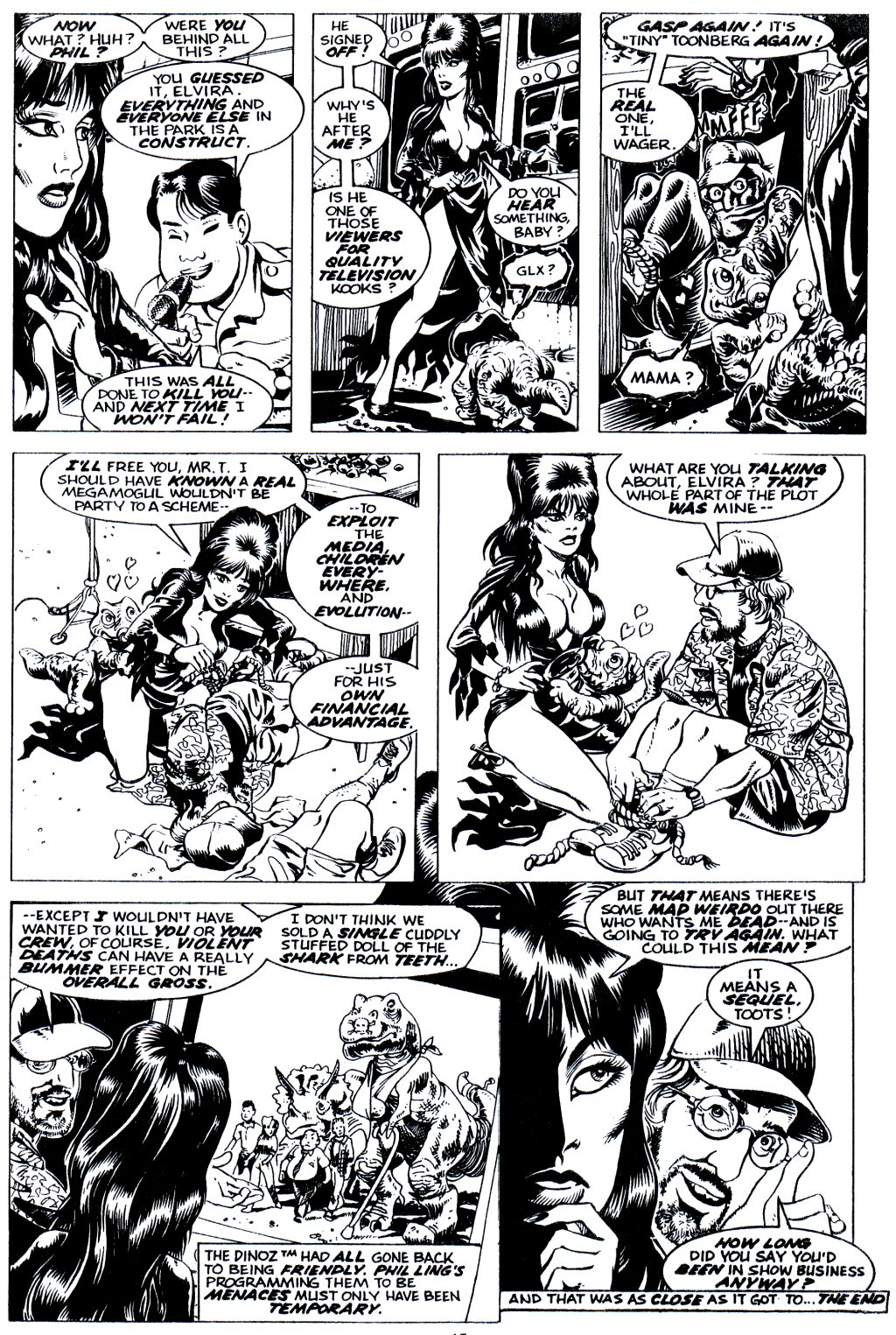 Read online Elvira, Mistress of the Dark comic -  Issue #9 - 17