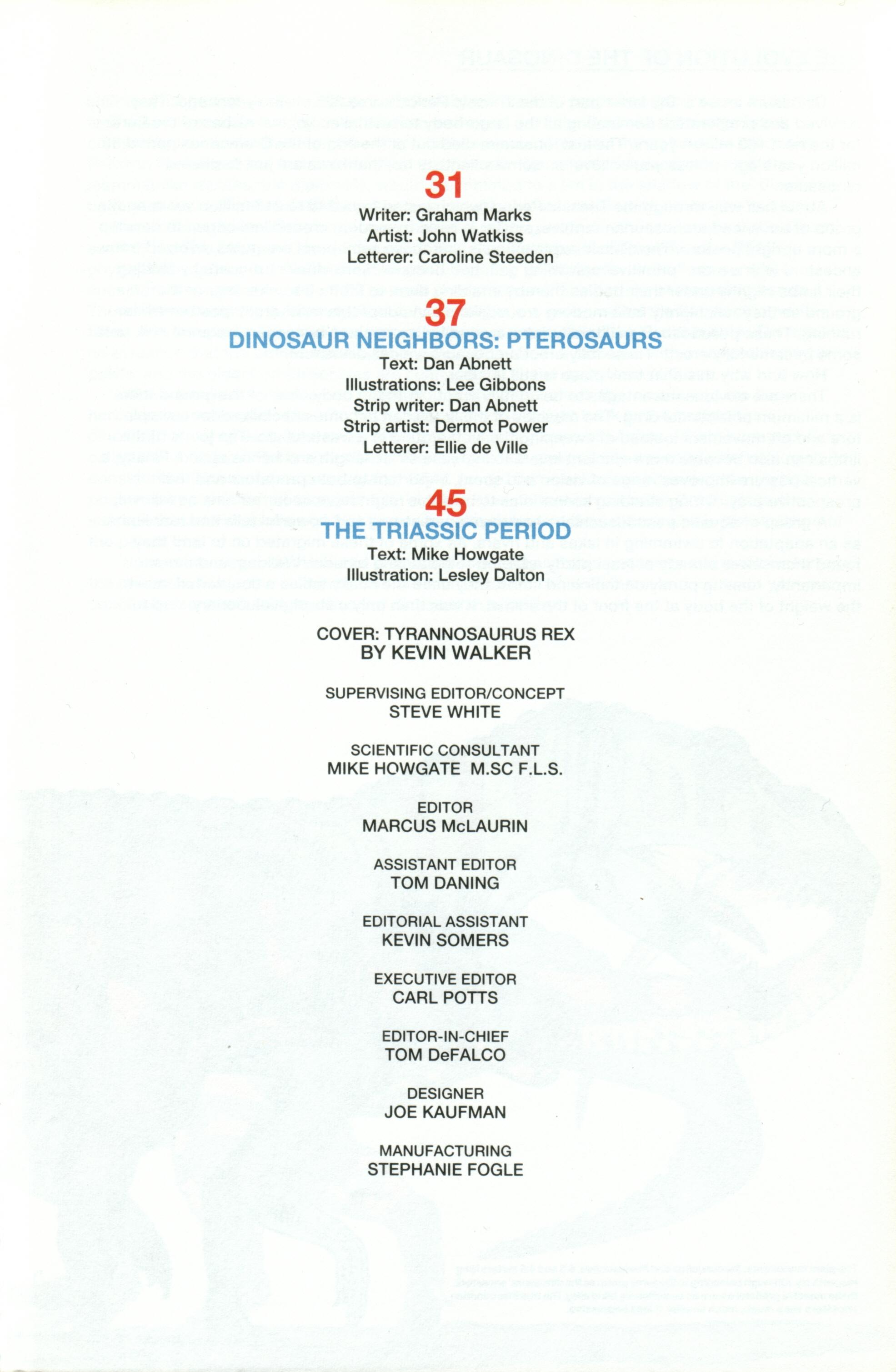 Read online Dinosaurs, A Celebration comic -  Issue #1 - 5