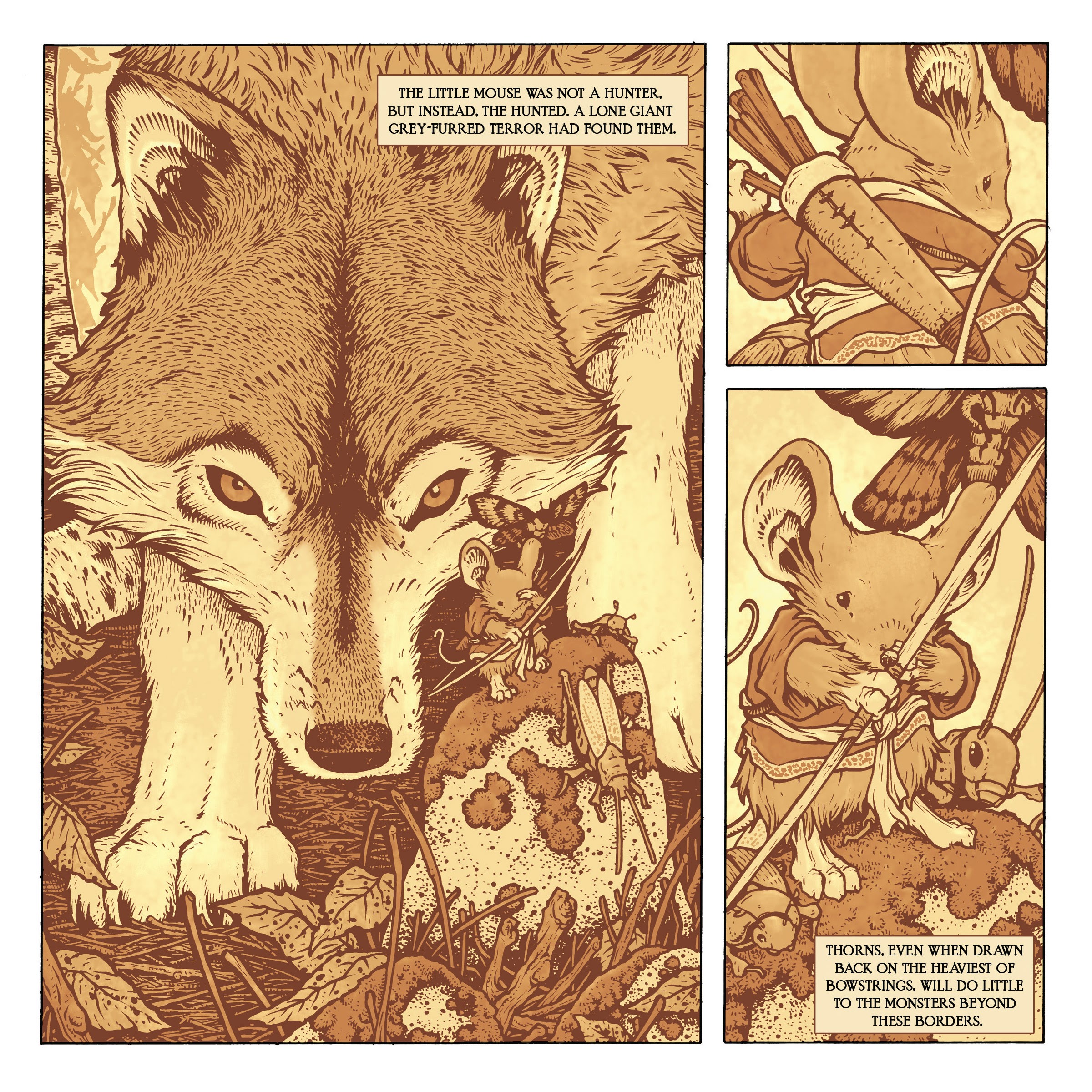 Read online Mouse Guard: The Owlhen Caregiver comic -  Issue #1 - 26