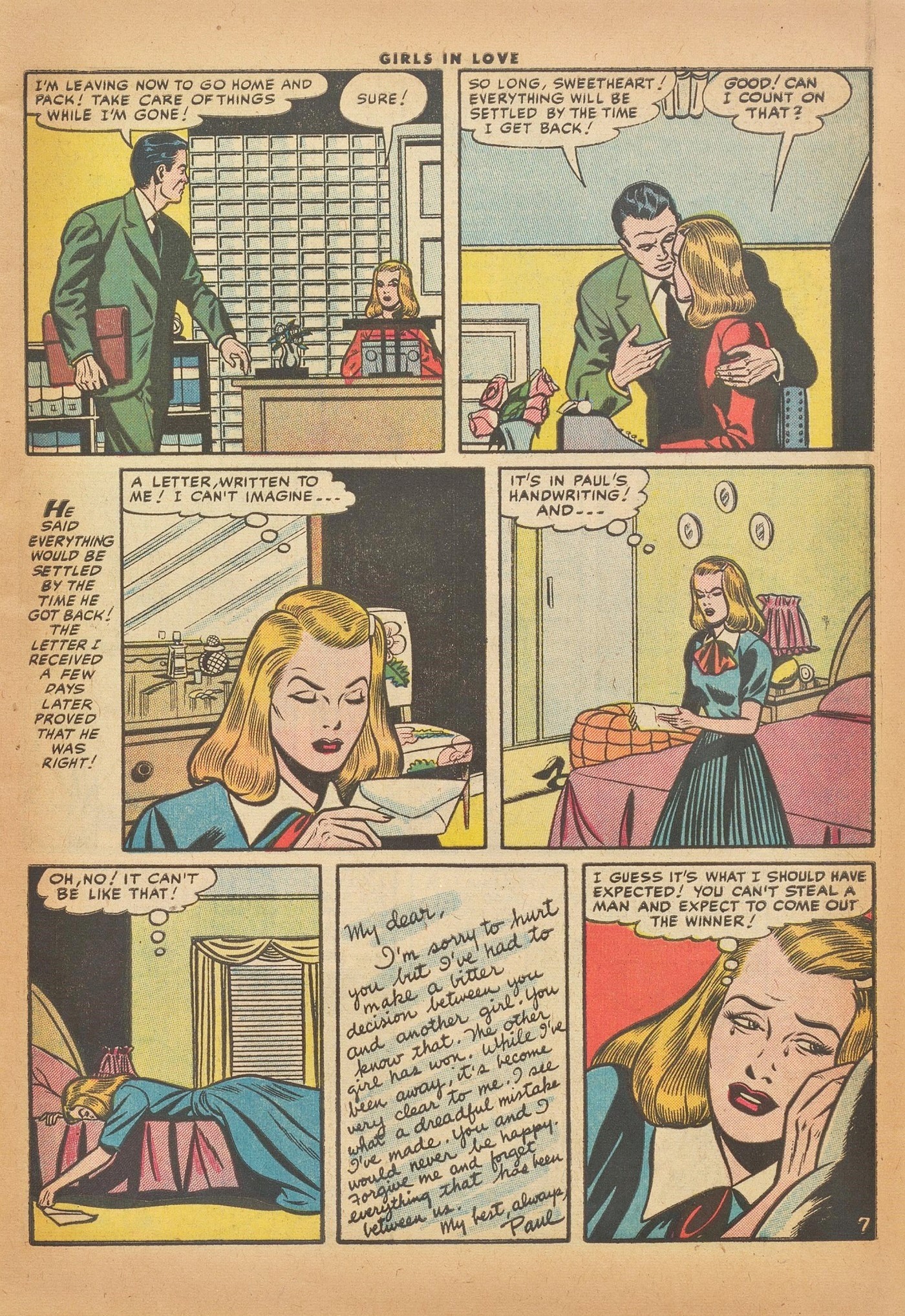 Read online Girls in Love (1955) comic -  Issue #49 - 9