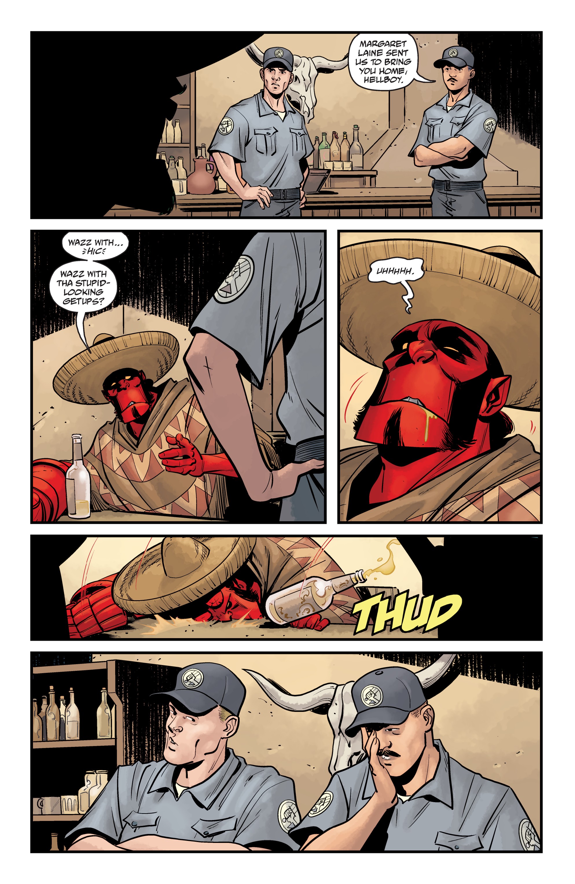 Read online Hellboy and the B.P.R.D. 1956 comic -  Issue #5 - 18