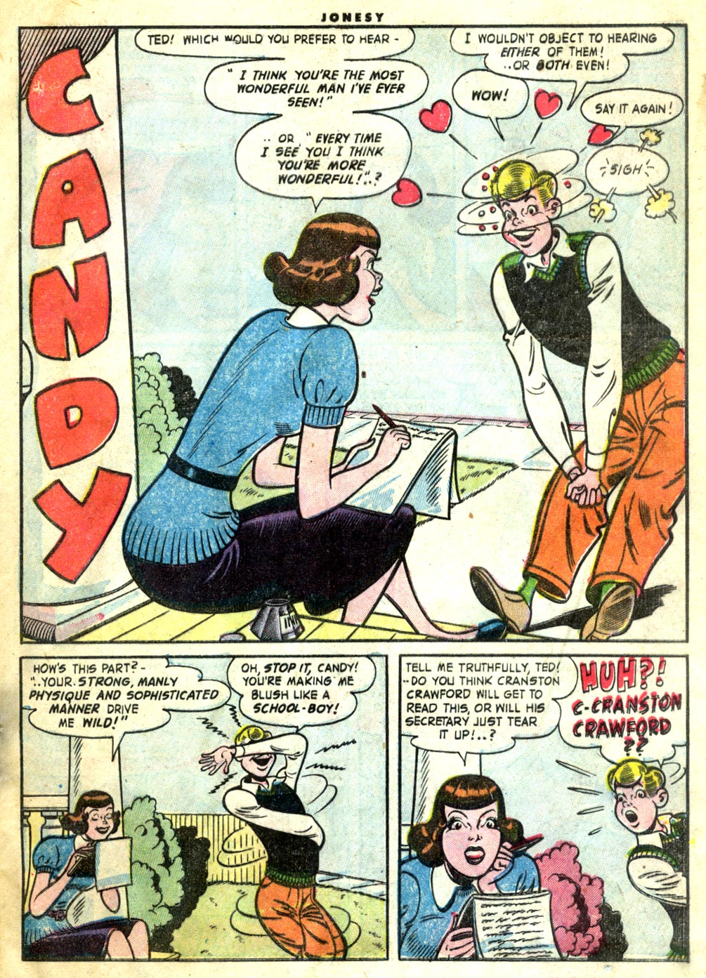 Read online Jonesy (1953) comic -  Issue #6 - 9