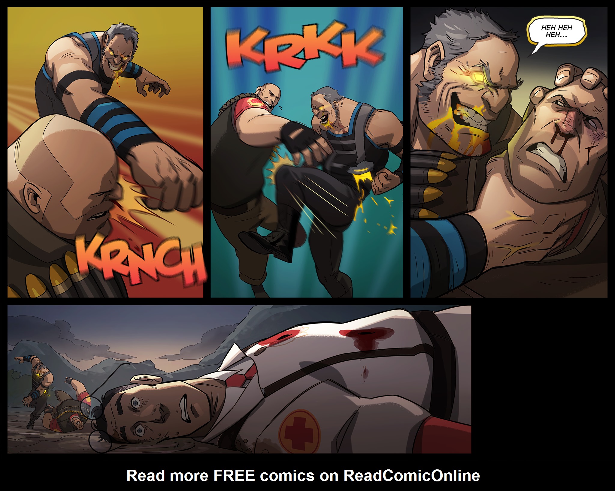 Read online Team Fortress 2 comic -  Issue #6 - 207