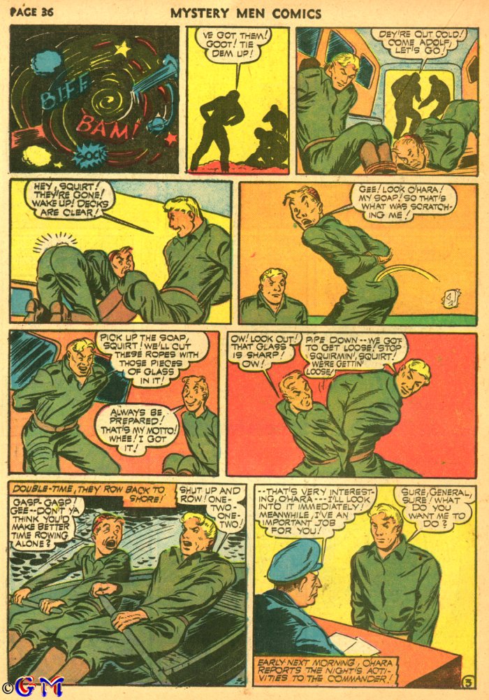 Read online Mystery Men Comics comic -  Issue #25 - 37