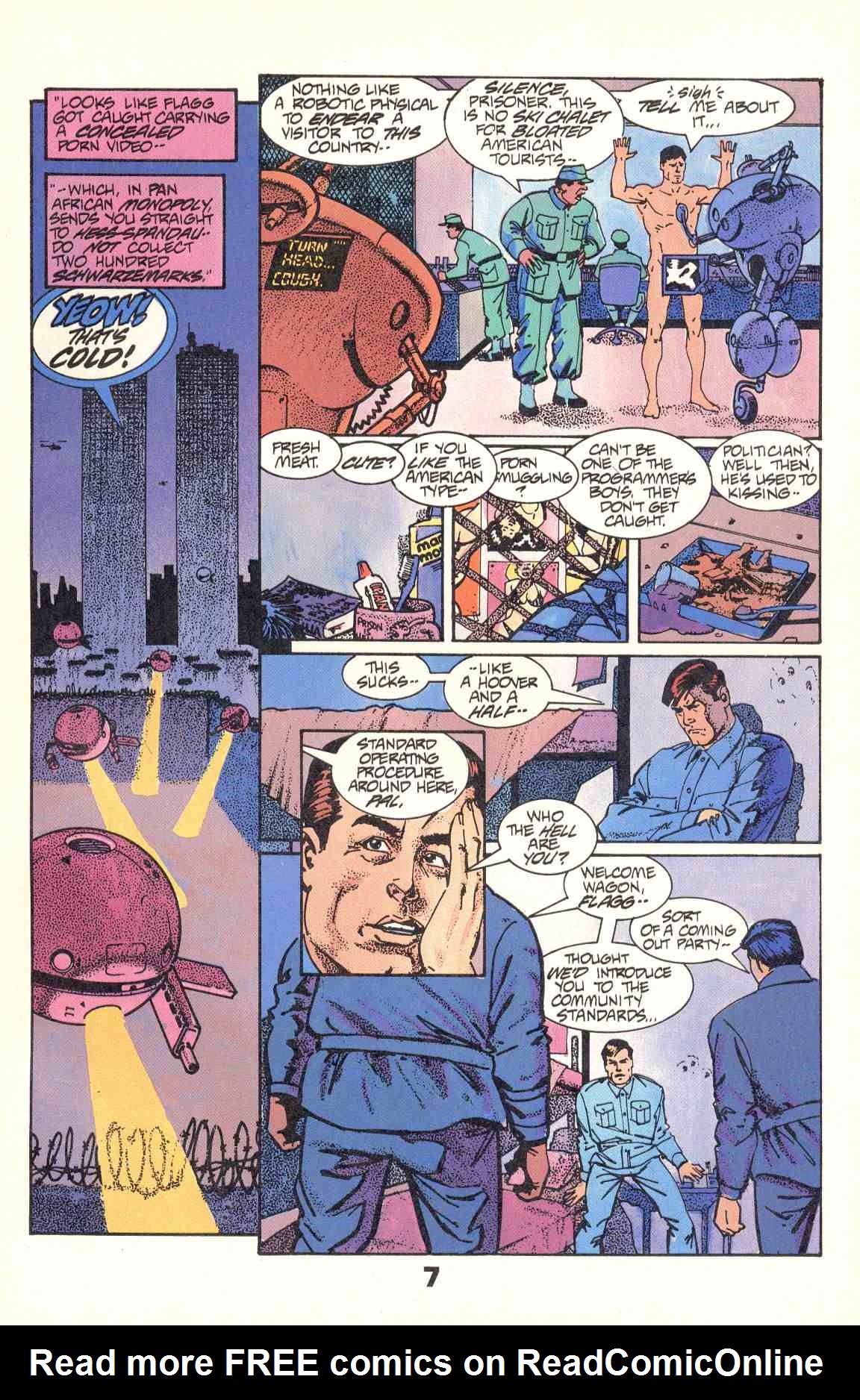 Read online Howard Chaykin's American Flagg comic -  Issue #3 - 9