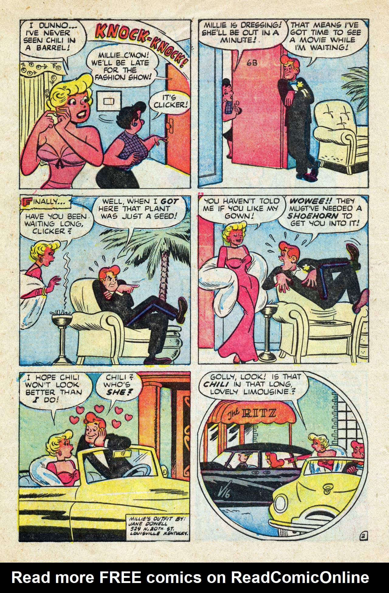 Read online Millie the Model comic -  Issue #44 - 4