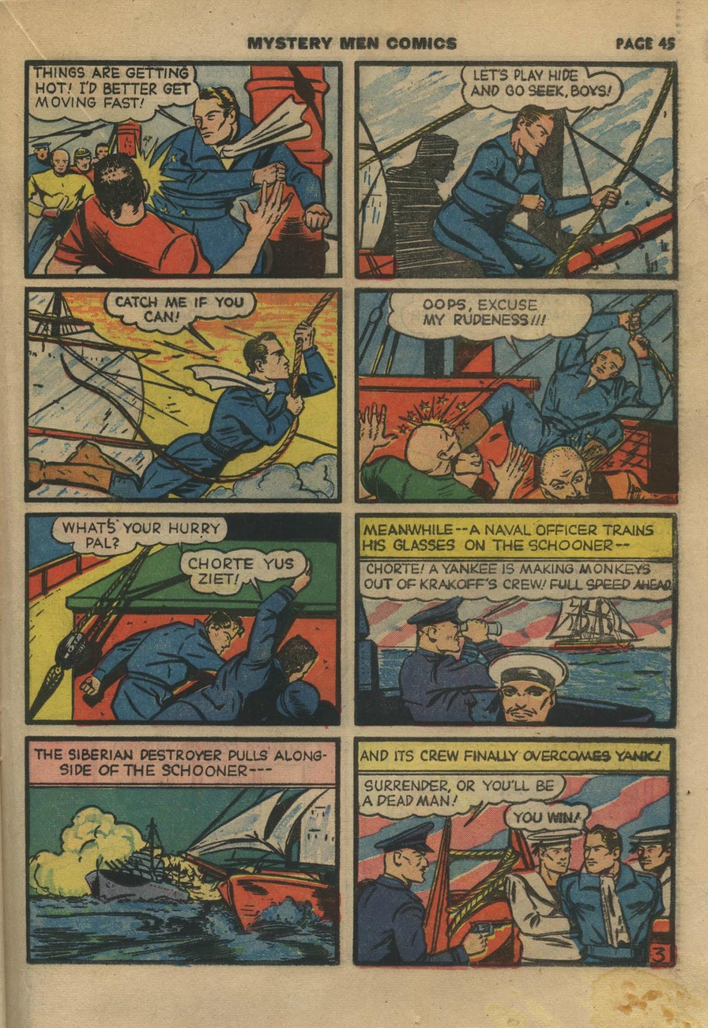 Read online Mystery Men Comics comic -  Issue #15 - 47