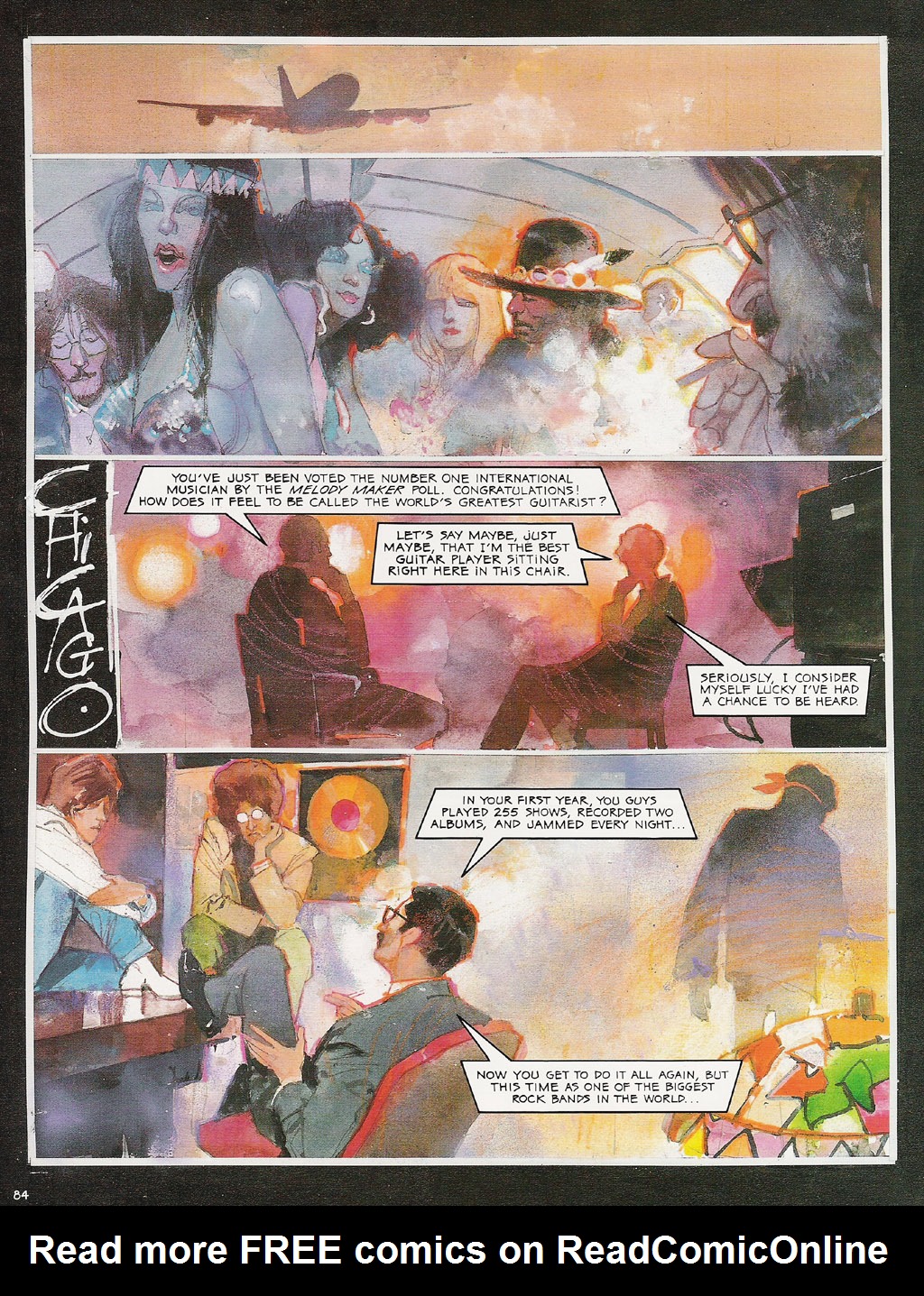 Read online Voodoo Child - The Illustrated Legend of Jimi Hendrix comic -  Issue # TPB - 87