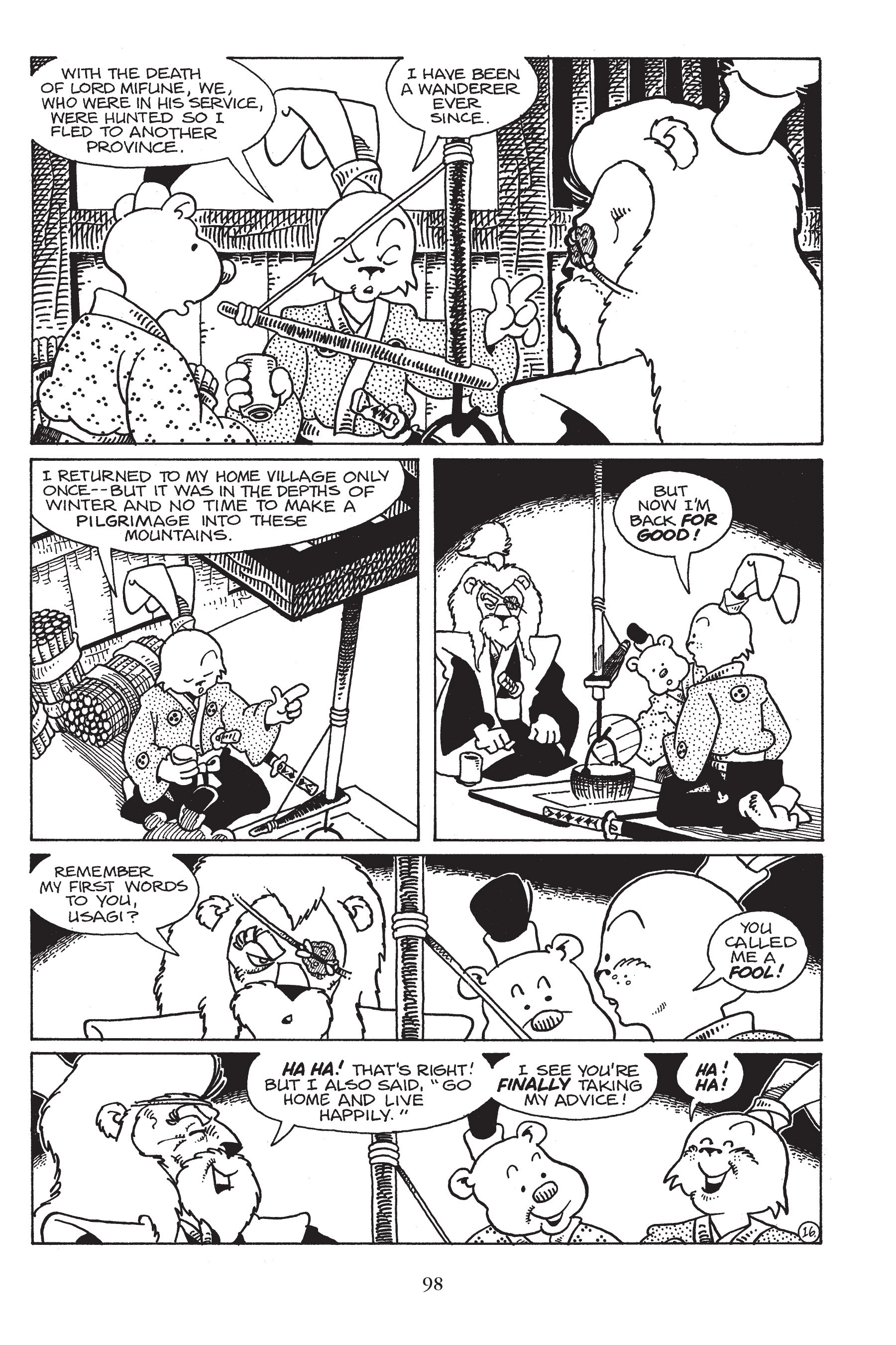 Read online Usagi Yojimbo (1987) comic -  Issue # _TPB 6 - 97