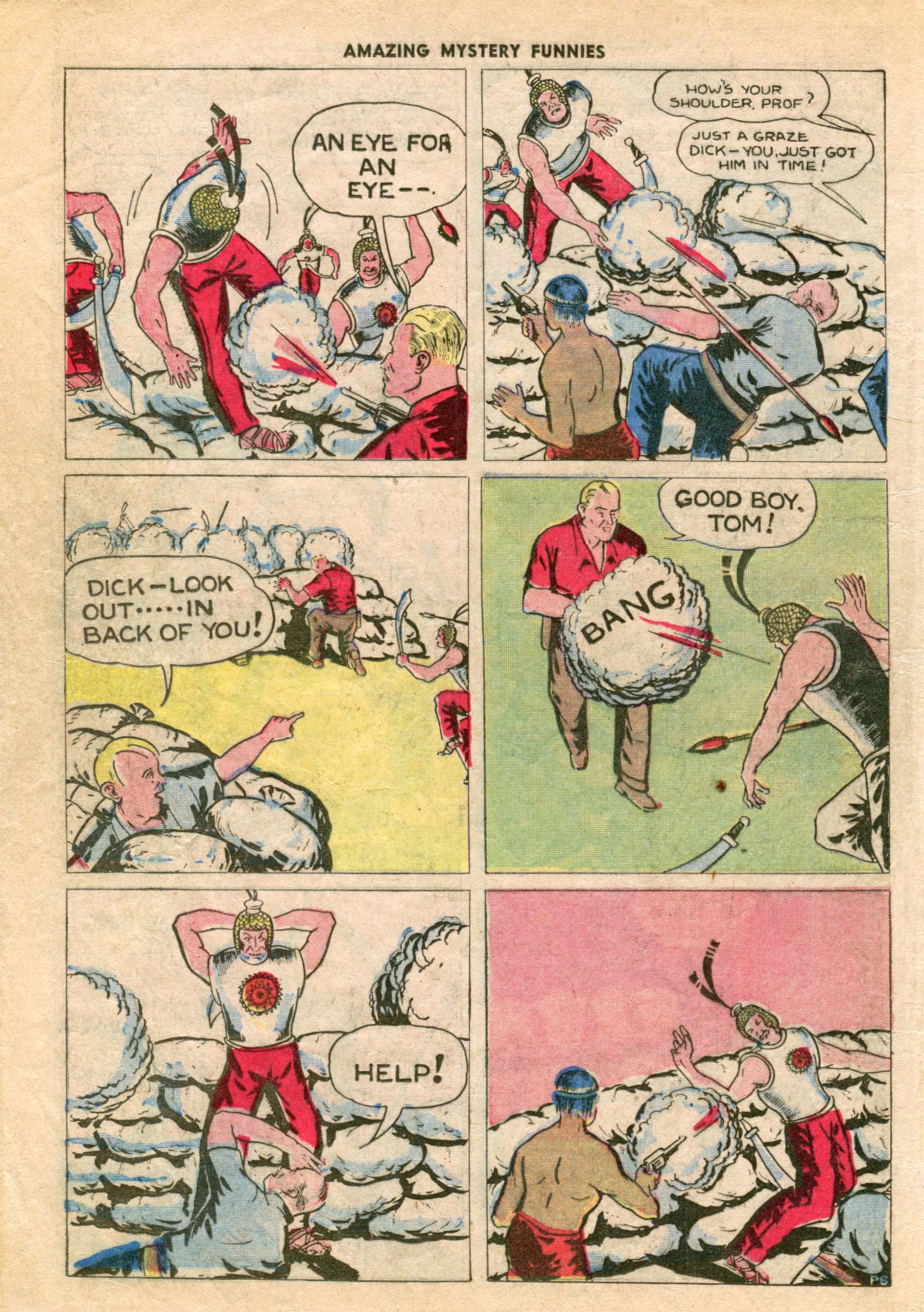 Read online Amazing Mystery Funnies comic -  Issue #1 - 7