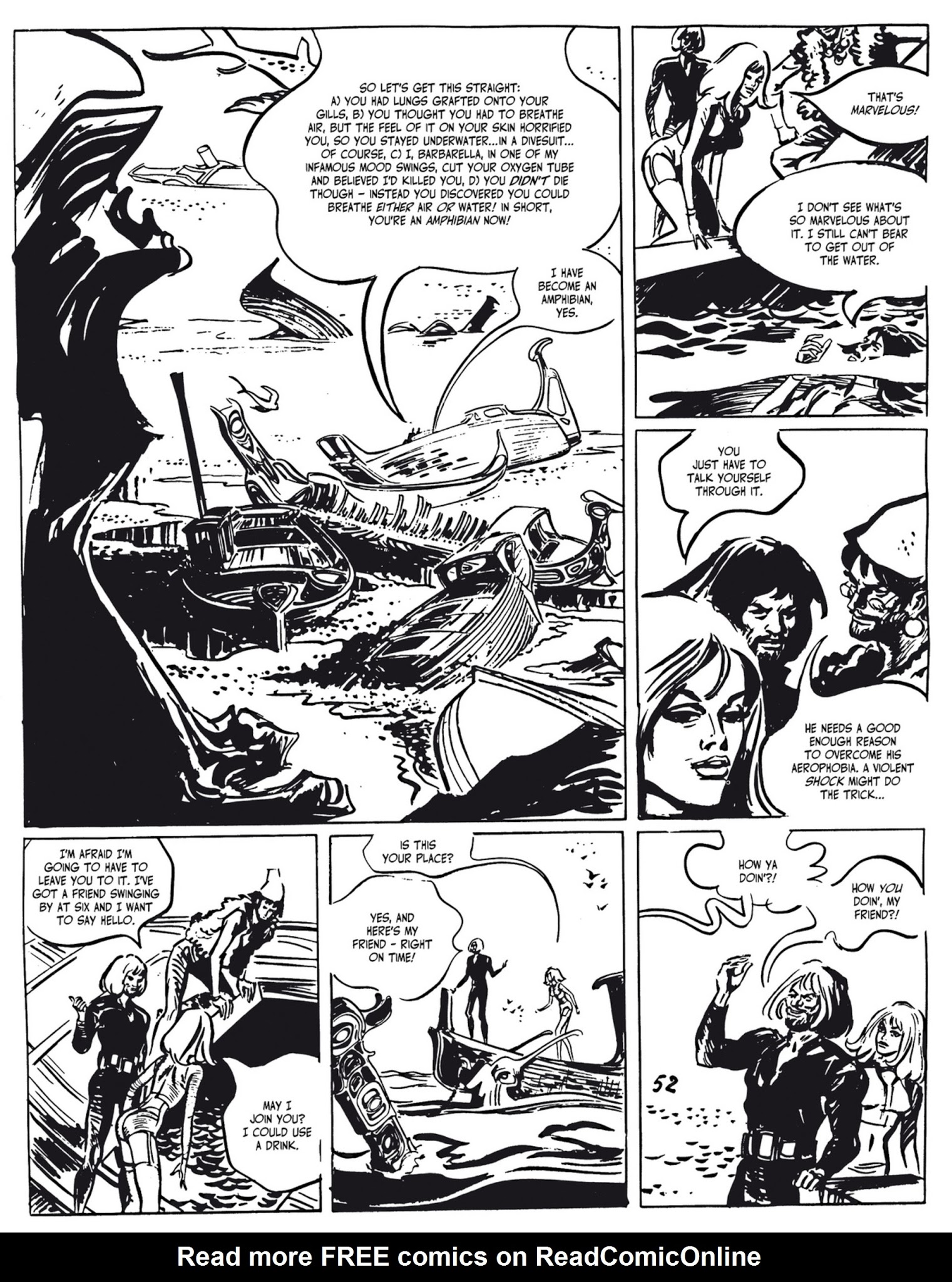 Read online Barbarella and The Wrath of the Minute-Eater comic -  Issue # TPB - 57