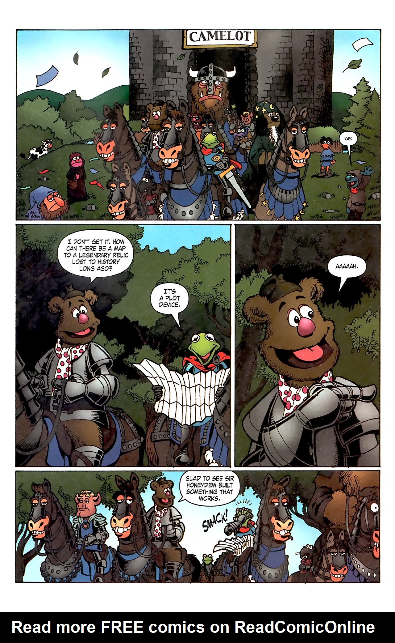 Read online Muppet King Arthur comic -  Issue #3 - 10