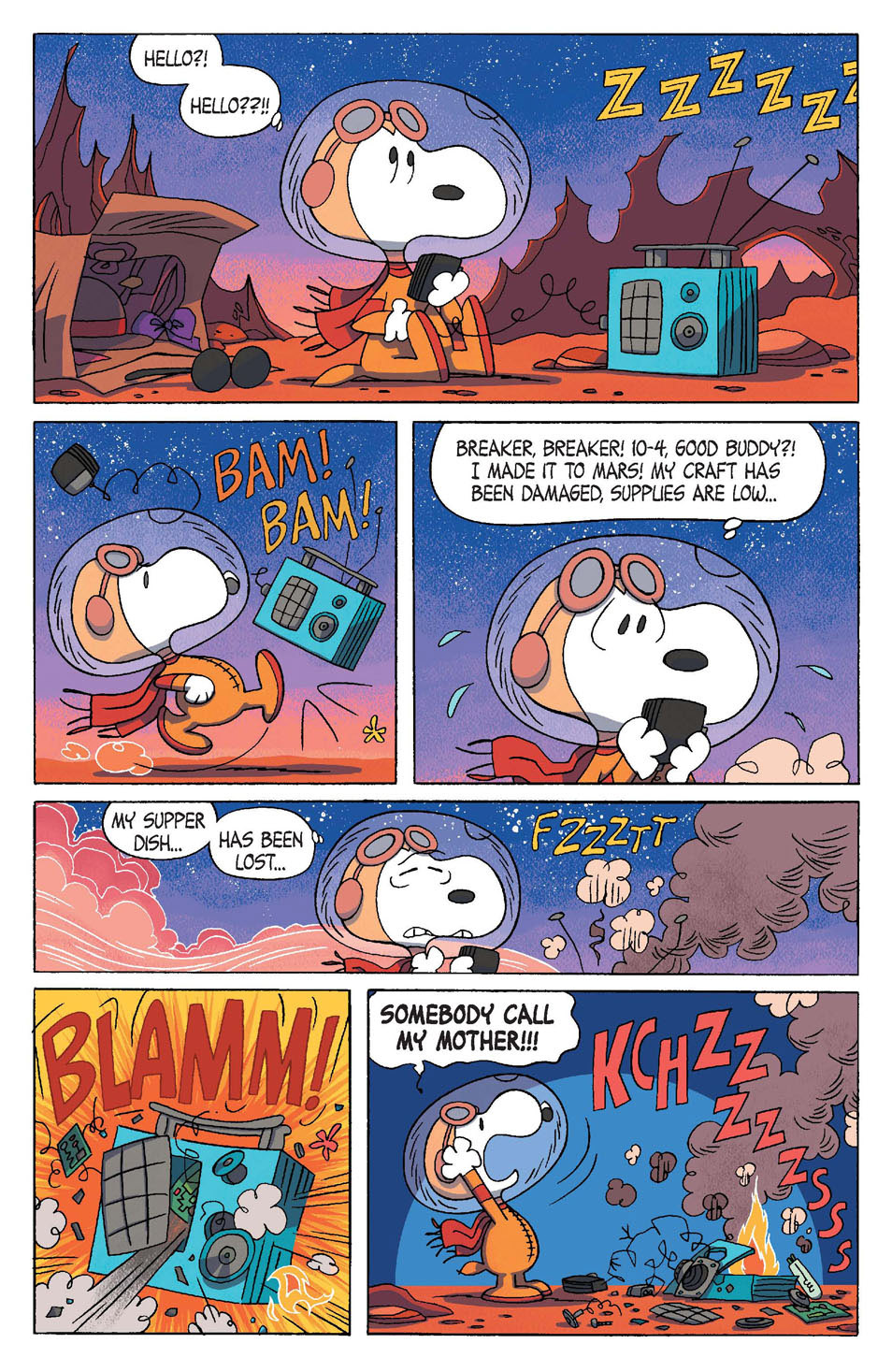 Read online Snoopy: A Beagle of Mars comic -  Issue # TPB - 27