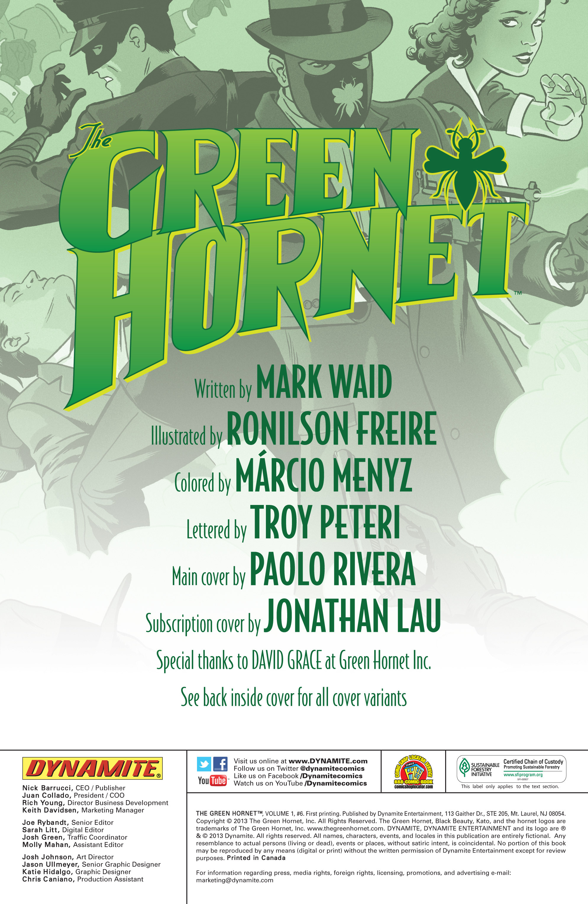 Read online The Green Hornet (2013) comic -  Issue # Full - 160