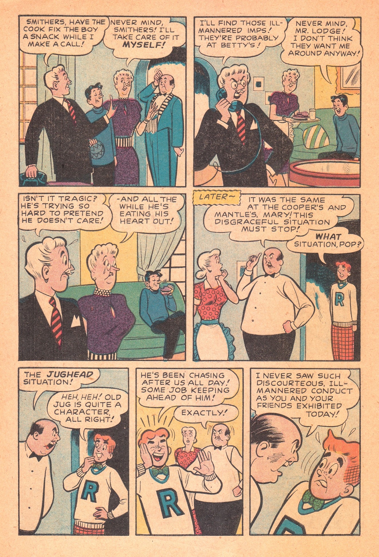 Read online Archie's Pal Jughead comic -  Issue #50 - 6