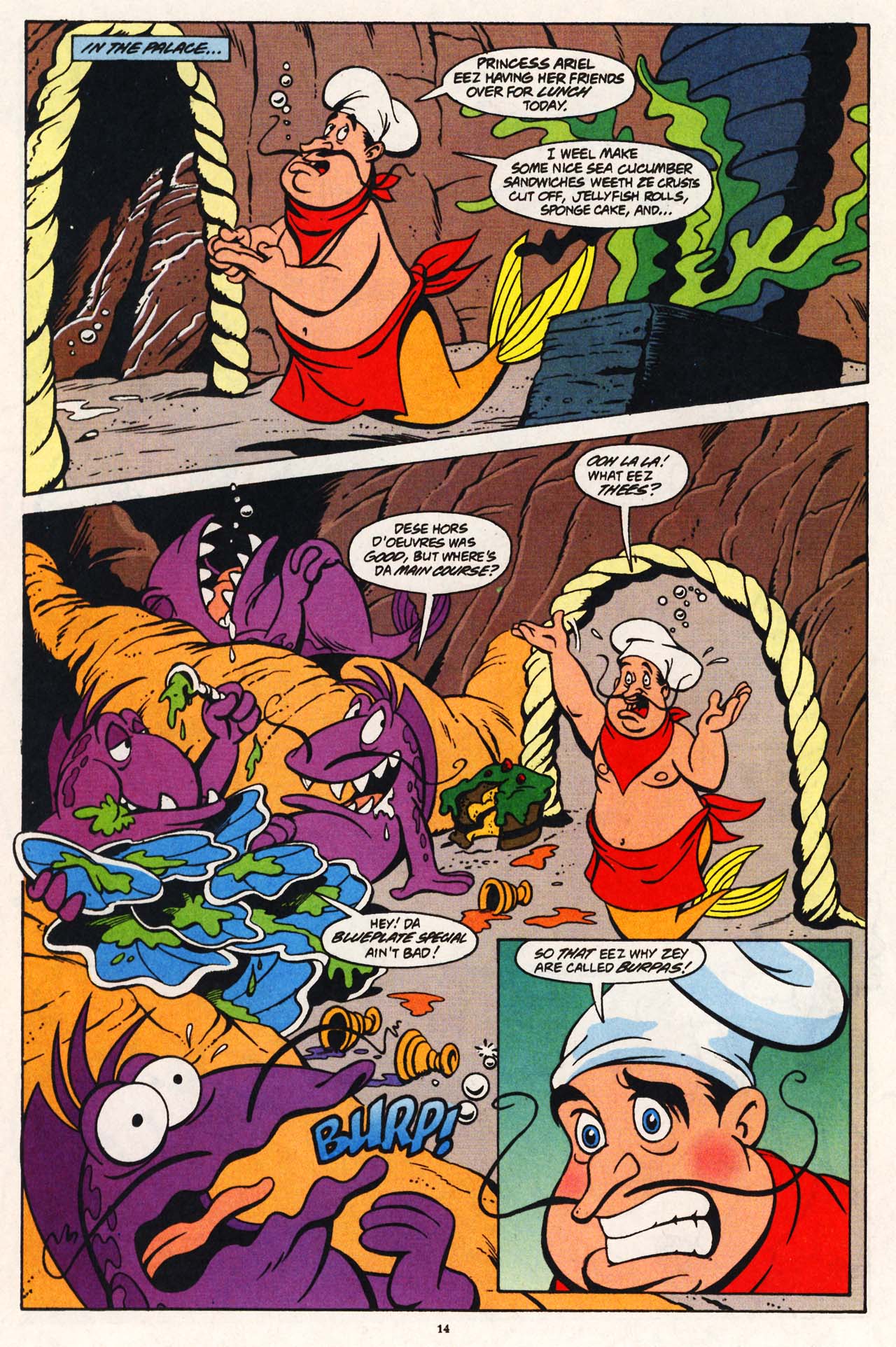 Read online Disney's The Little Mermaid comic -  Issue #7 - 16