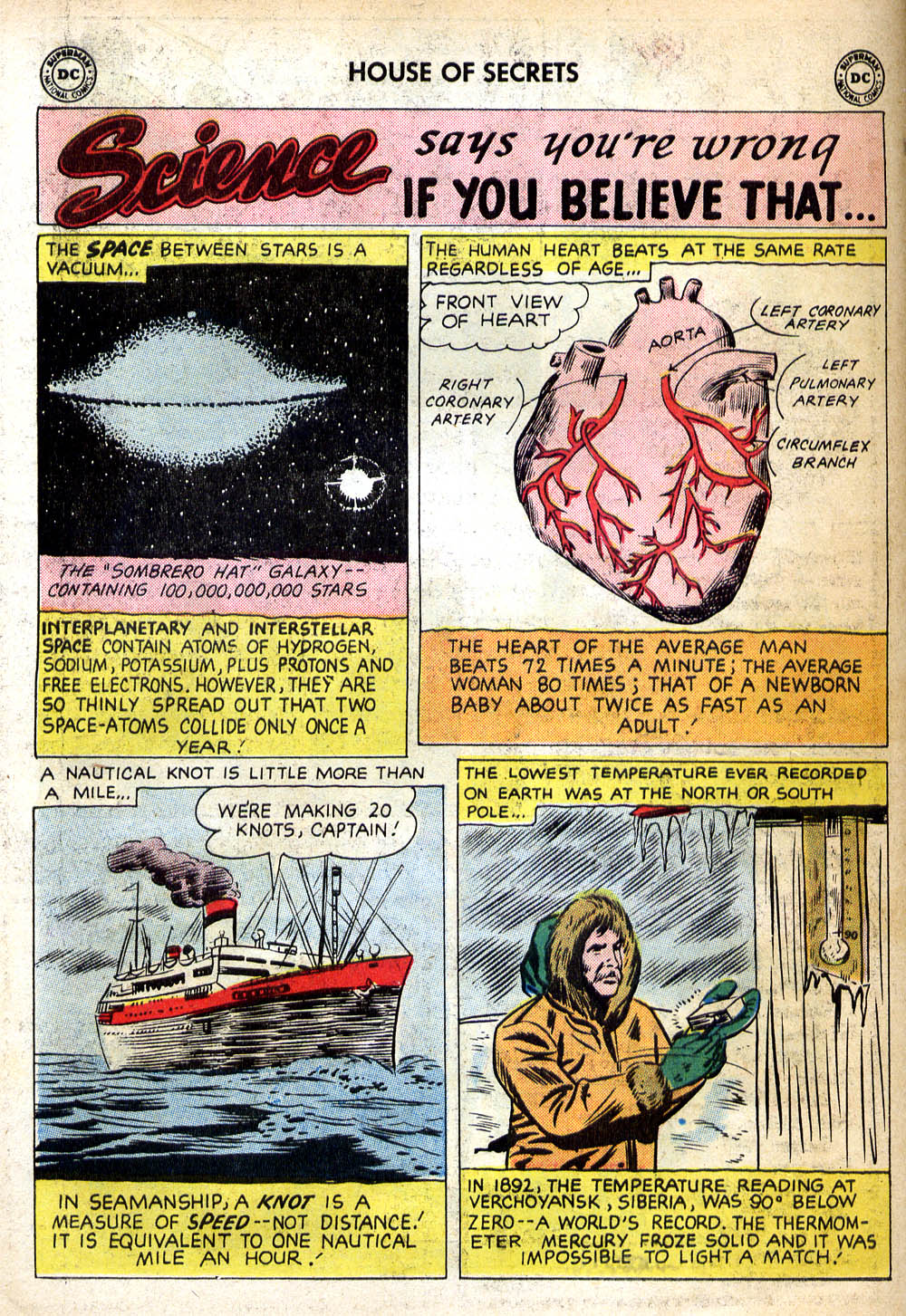 Read online House of Secrets (1956) comic -  Issue #54 - 34