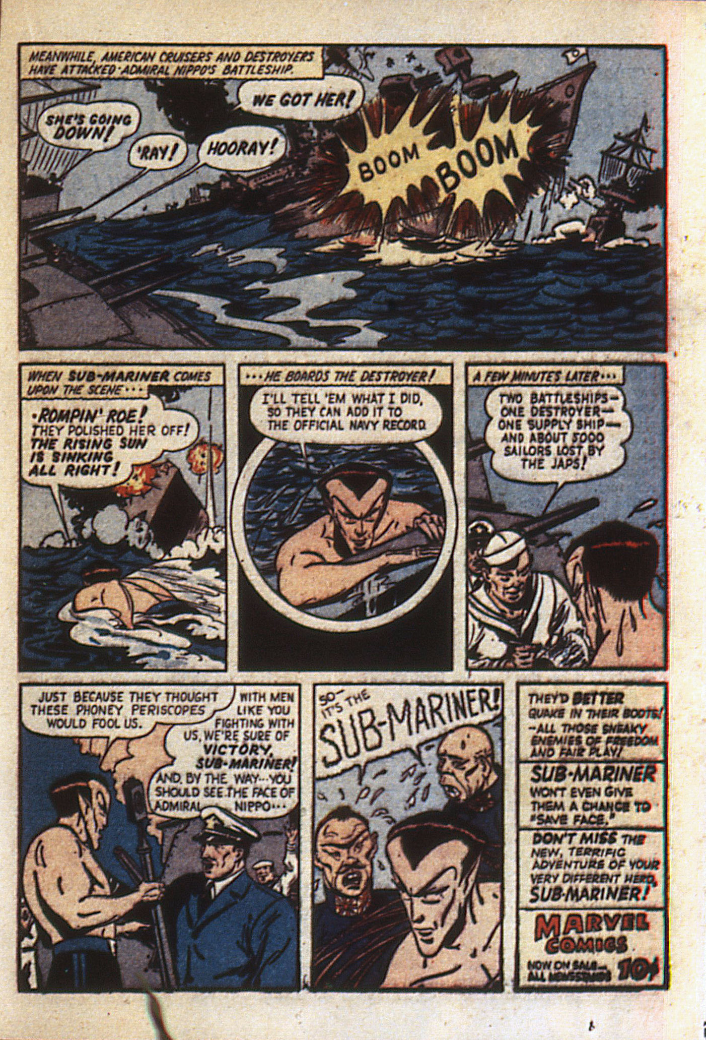 Read online Sub-Mariner Comics comic -  Issue #6 - 42