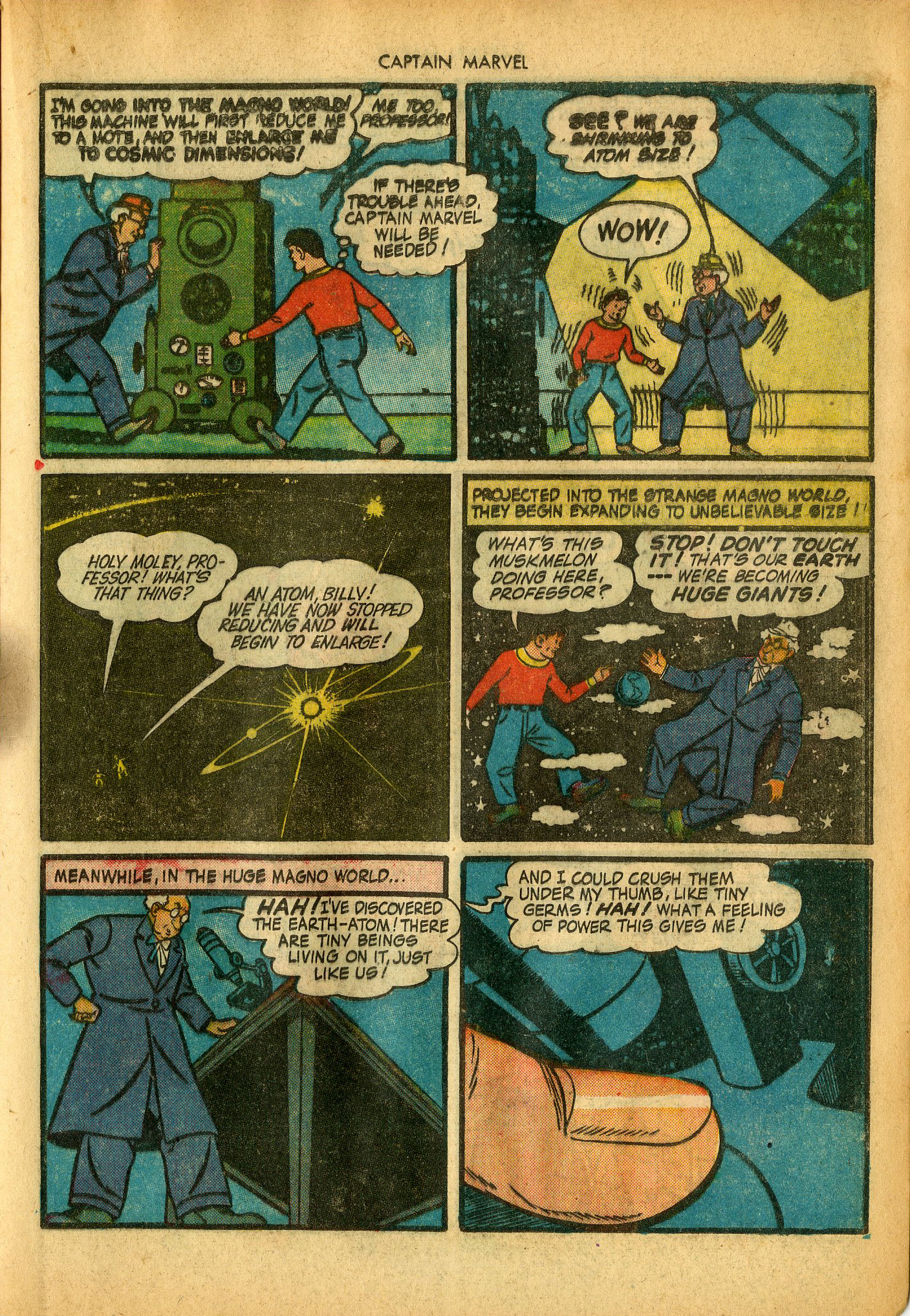 Read online Captain Marvel Adventures comic -  Issue #35 - 35