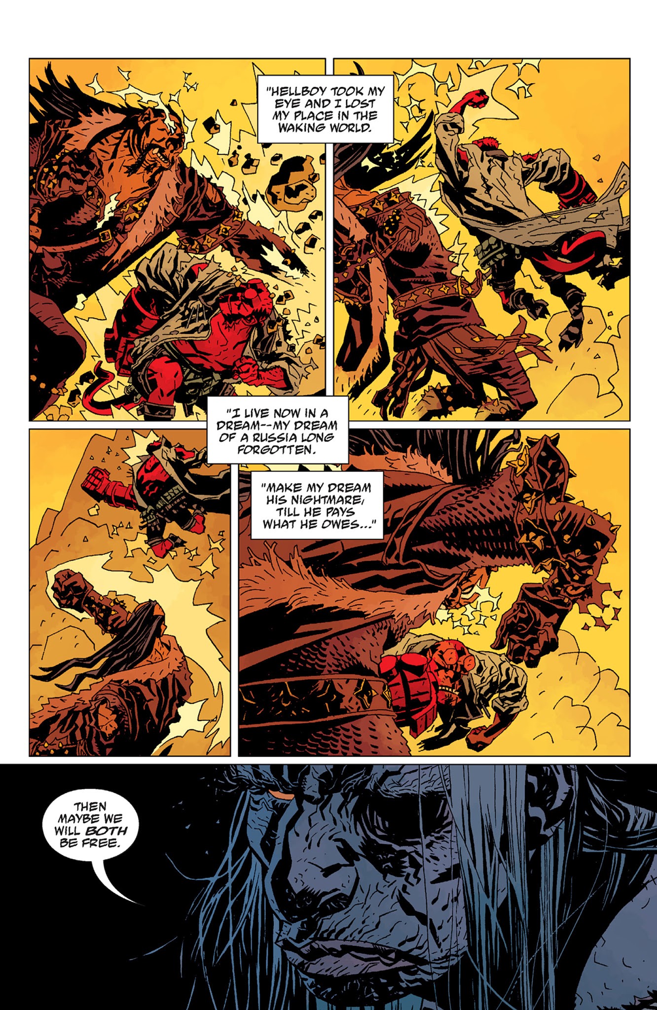 Read online Hellboy: Darkness Calls comic -  Issue # TPB - 142