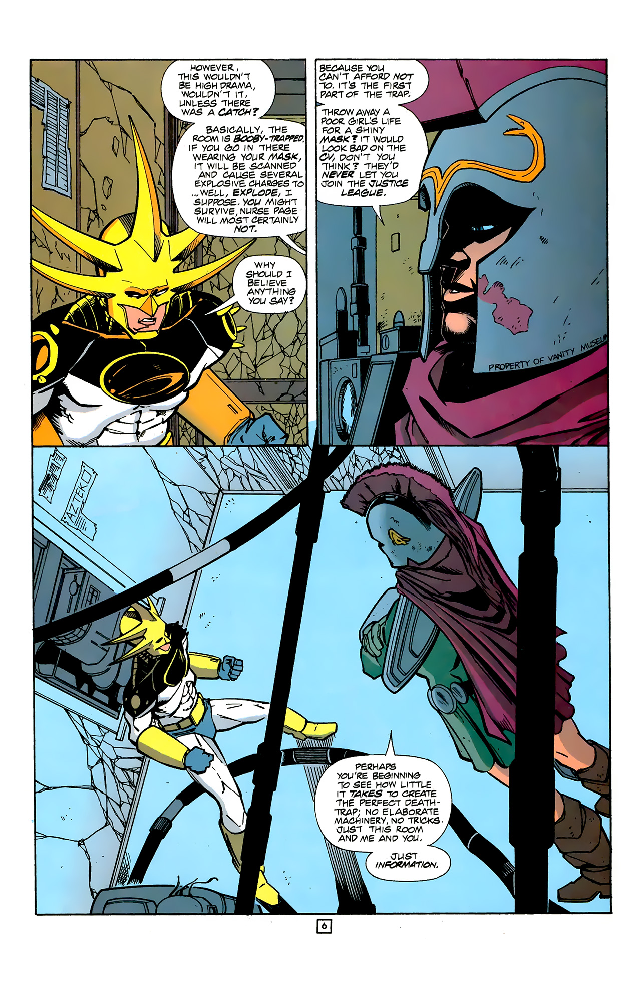 Read online Aztek: The Ultimate Man comic -  Issue #5 - 7